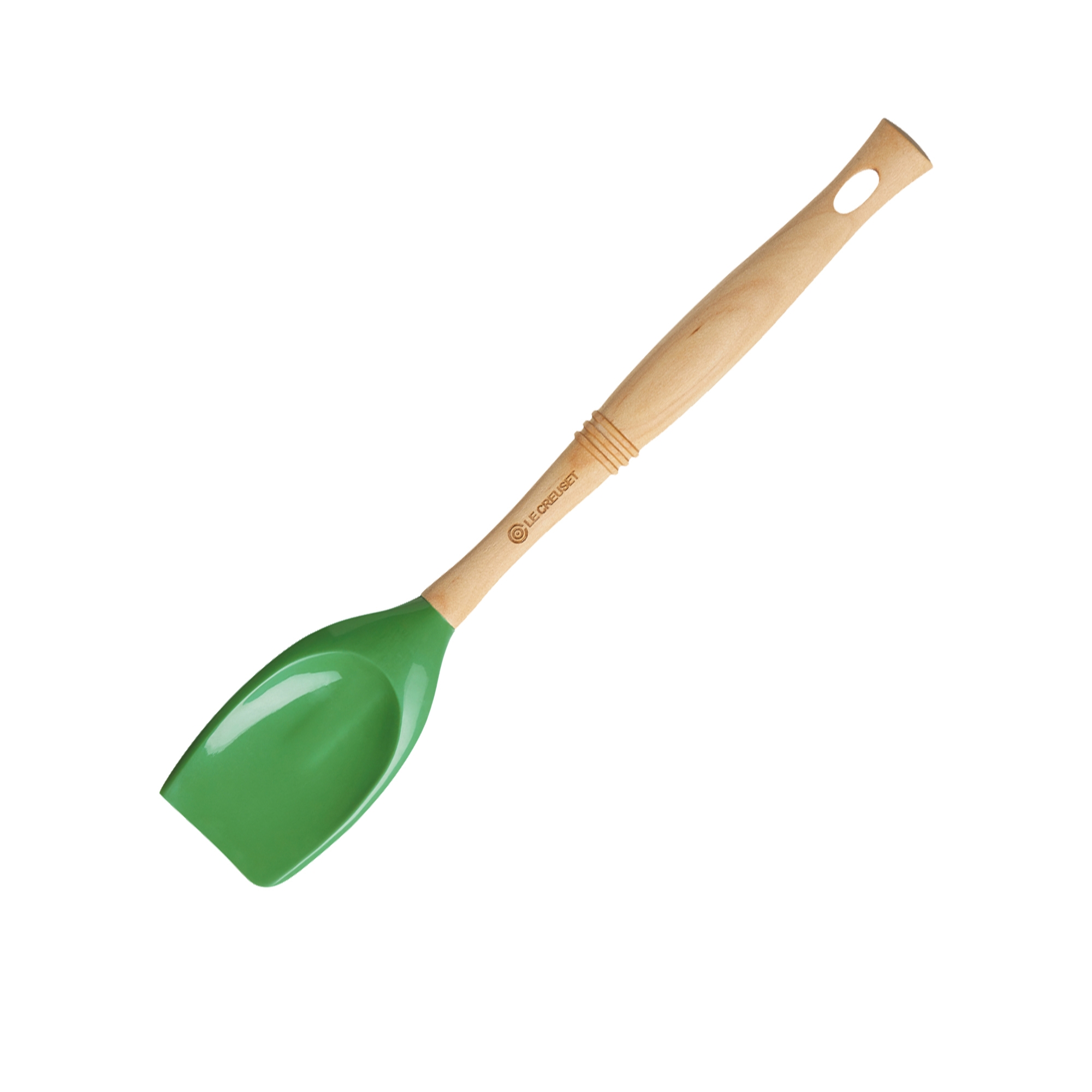 Le Creuset Professional Spoon Spatula Bamboo Green Image 1