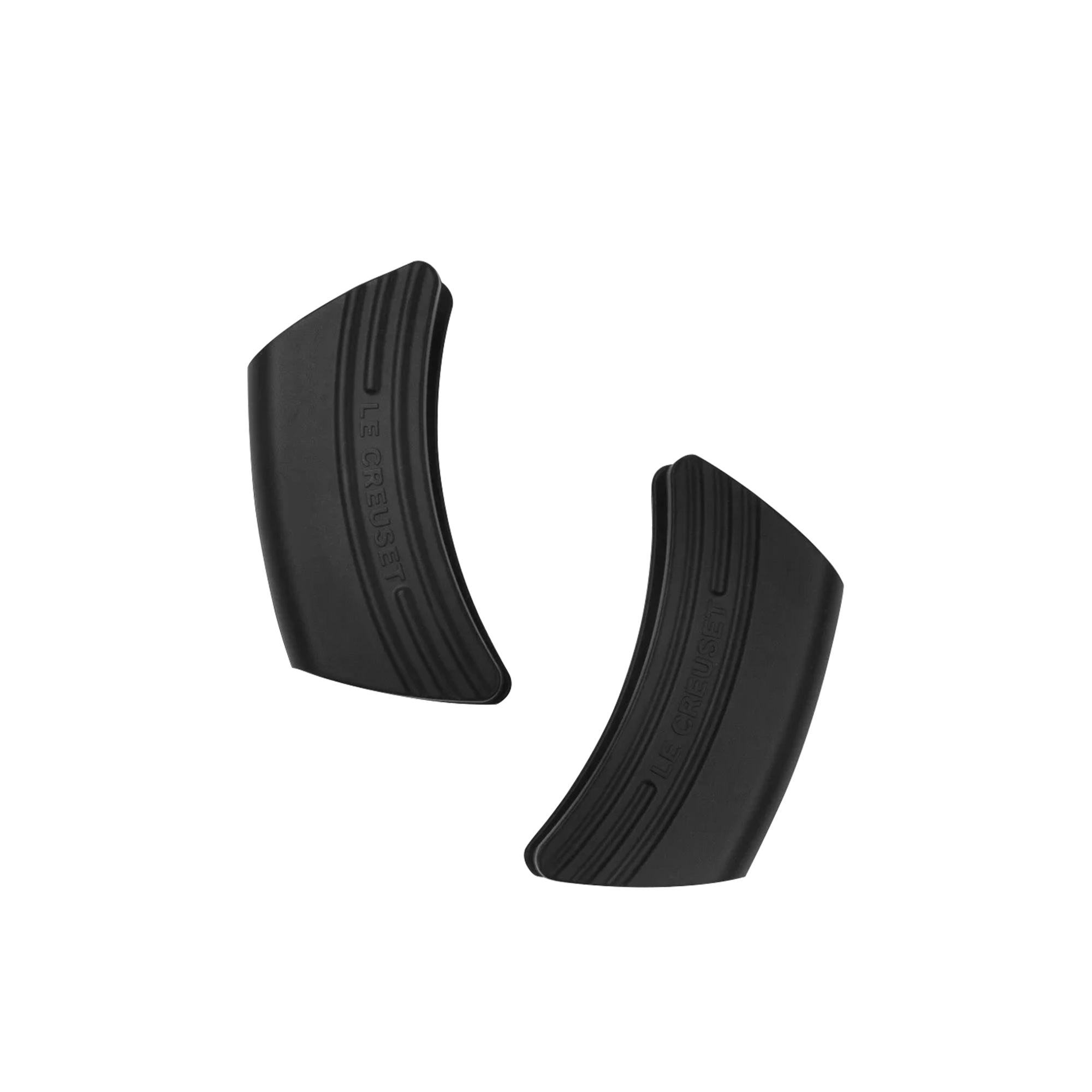 Le Creuset Silicone Handle Grip Set of 2 Black Image 1