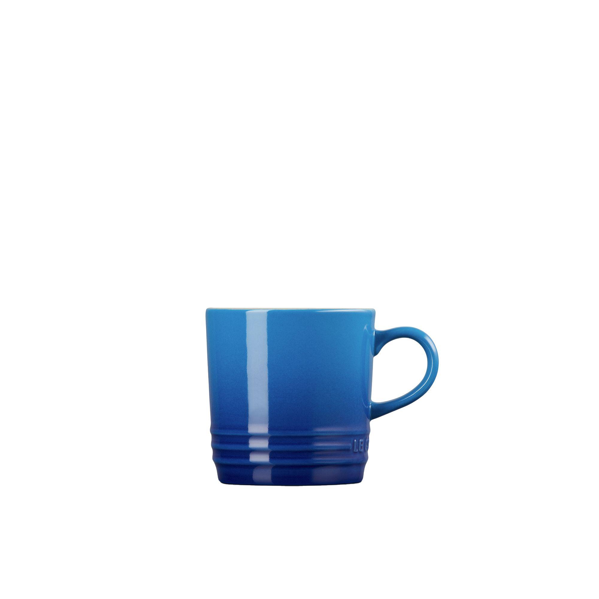 Le Creuset Stoneware Cappuccino Mug 200ml Azure Blue Image 4