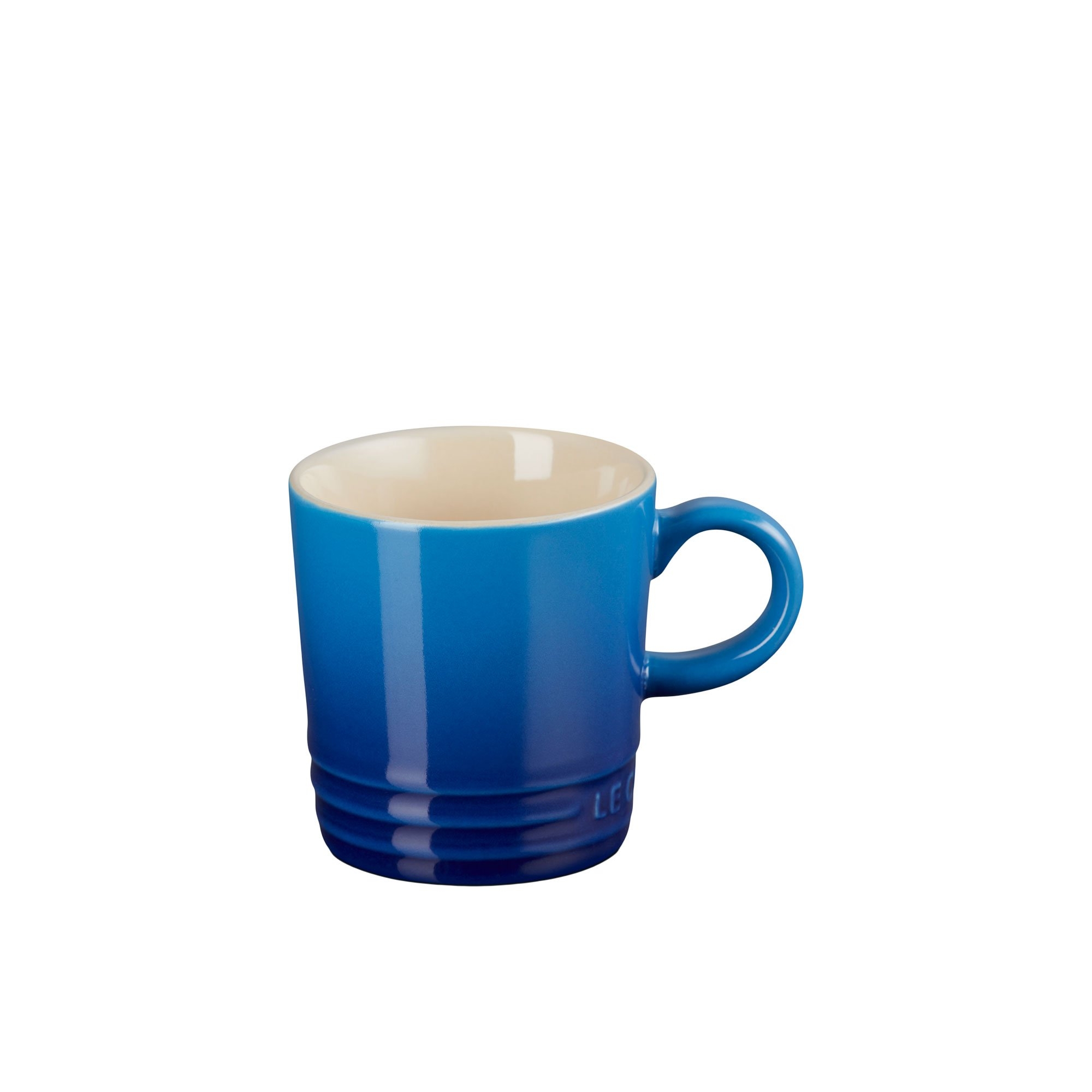 Le Creuset Stoneware Espresso Mug 100ml Azure Blue Image 1