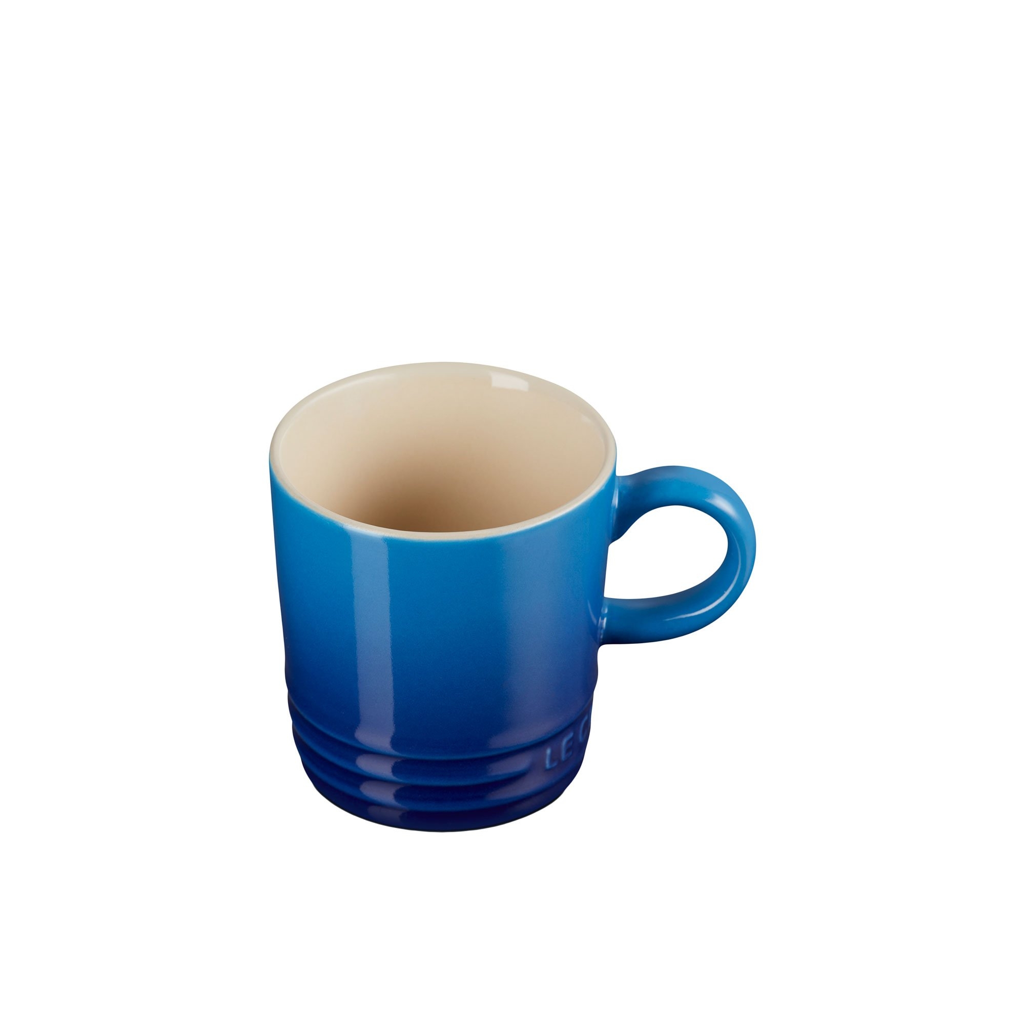Le Creuset Stoneware Espresso Mug 100ml Azure Blue Image 2