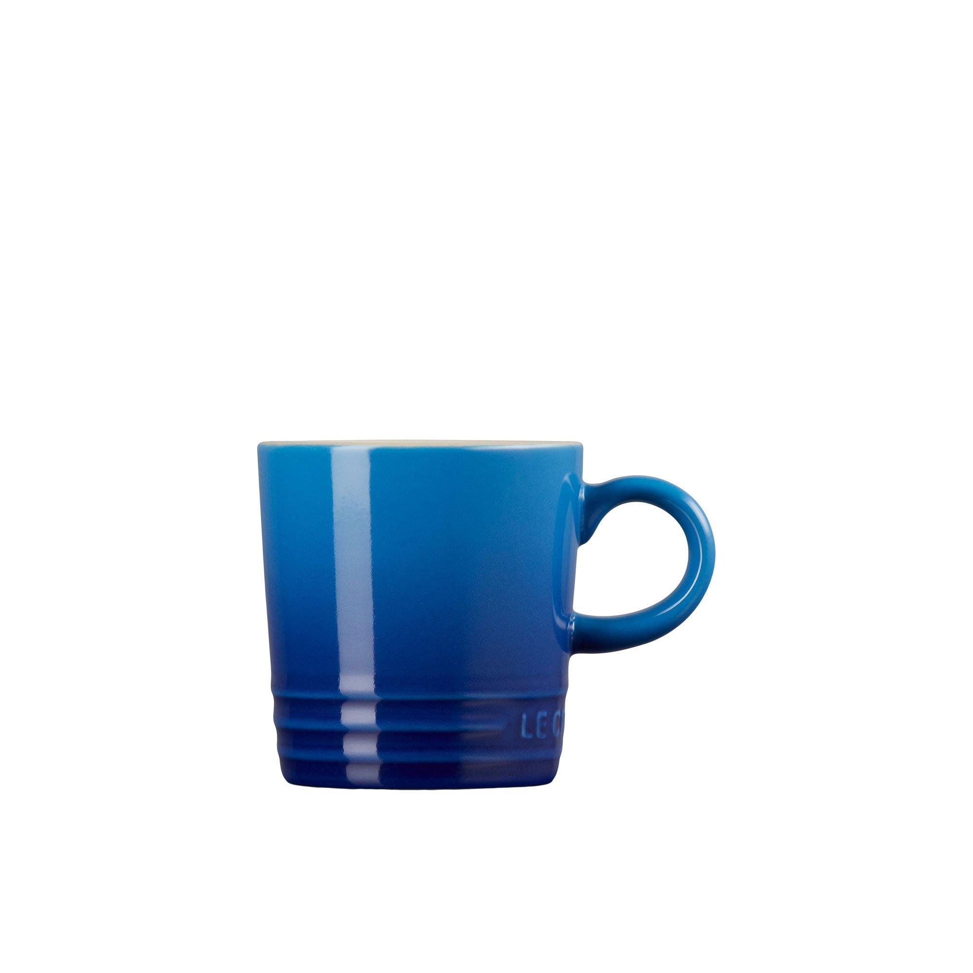 Le Creuset Stoneware Espresso Mug 100ml Azure Blue Image 3