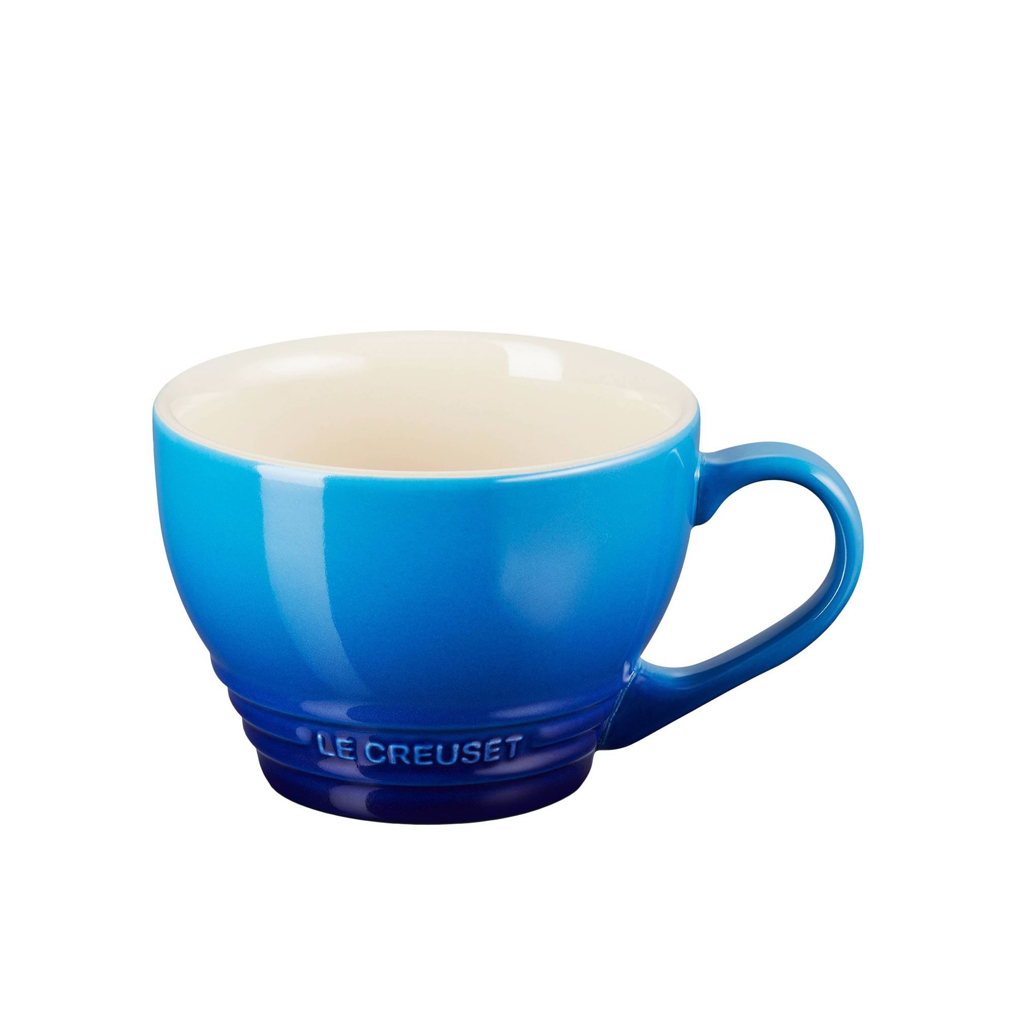 Le Creuset Stoneware Grand Mug 400ml Azure Blue Image 1