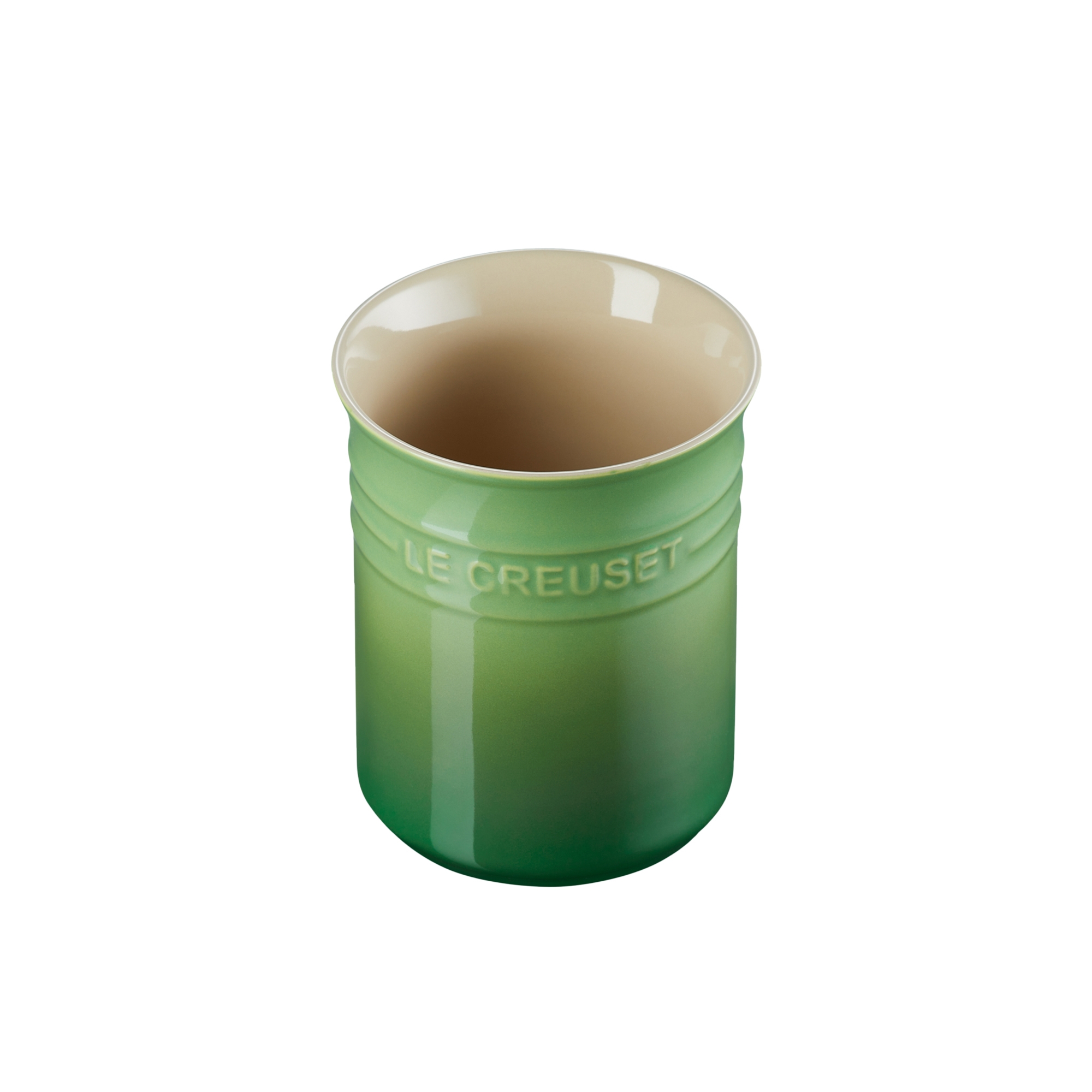 Le Creuset Stoneware Utensil Jar Small Bamboo Green Image 1