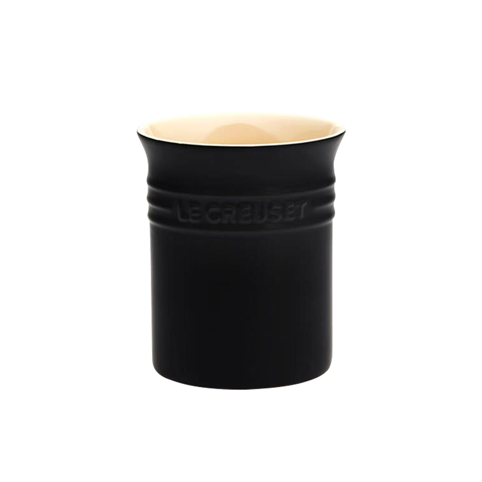 Le Creuset Stoneware Utensil Jar Small Satin Black Image 1
