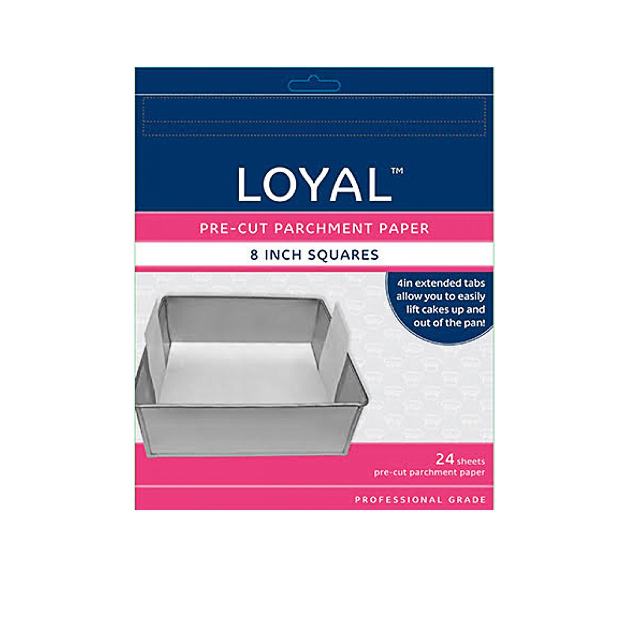 Loyal Square Pre-Cut Parchment Paper with Tabs 20cm Image 1
