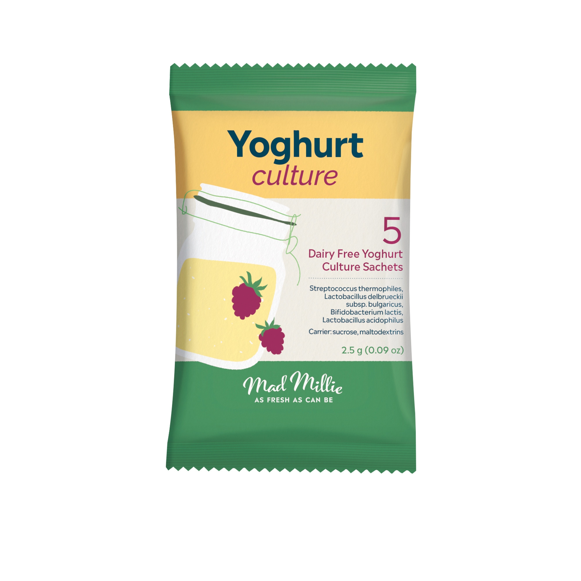 Mad Millie Probiotic Yoghurt Cultures Sachet Dairy Free Image 1