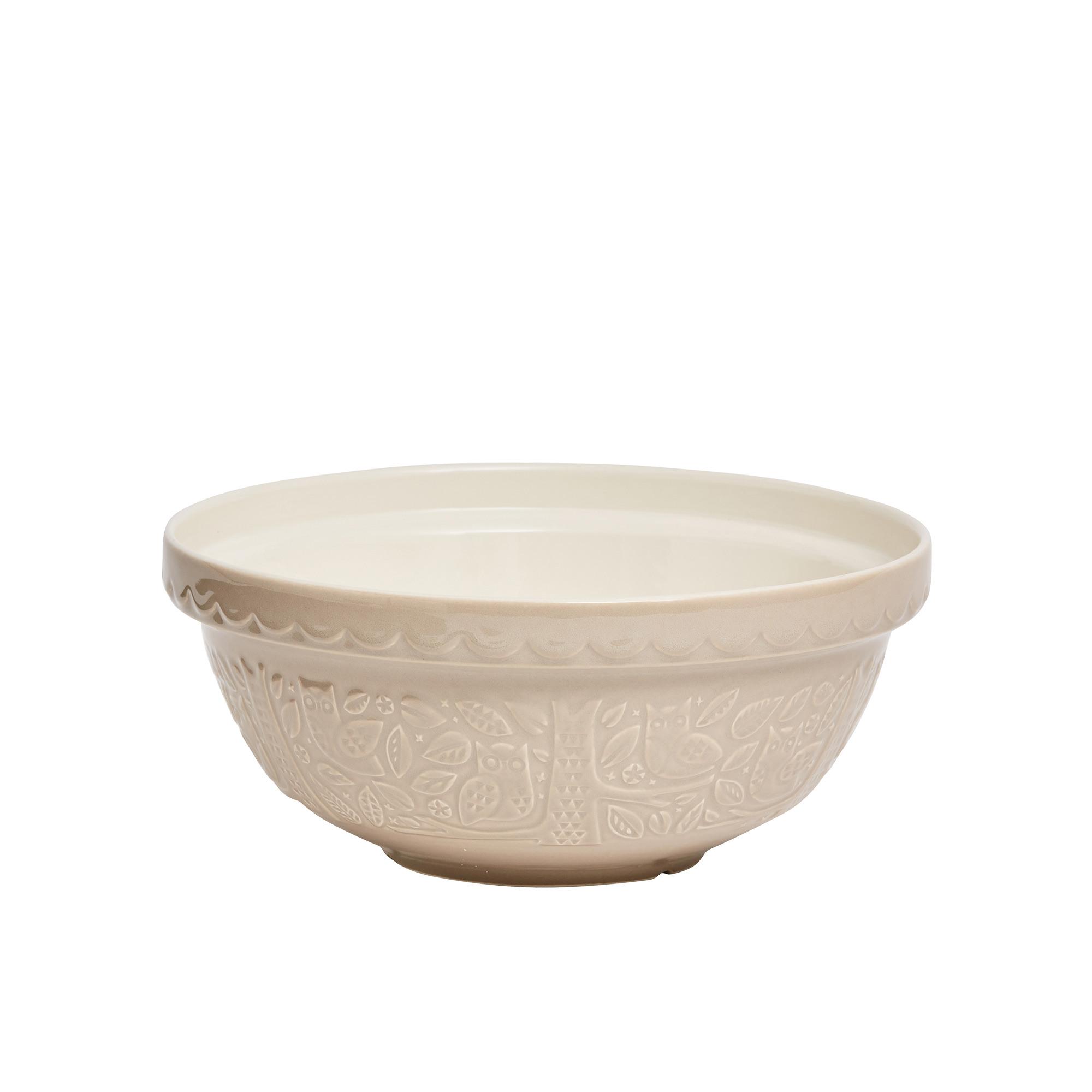 Mason Cash In The Forest Mixing Bowl 26cm - 2.7L Owl Stone Image 1