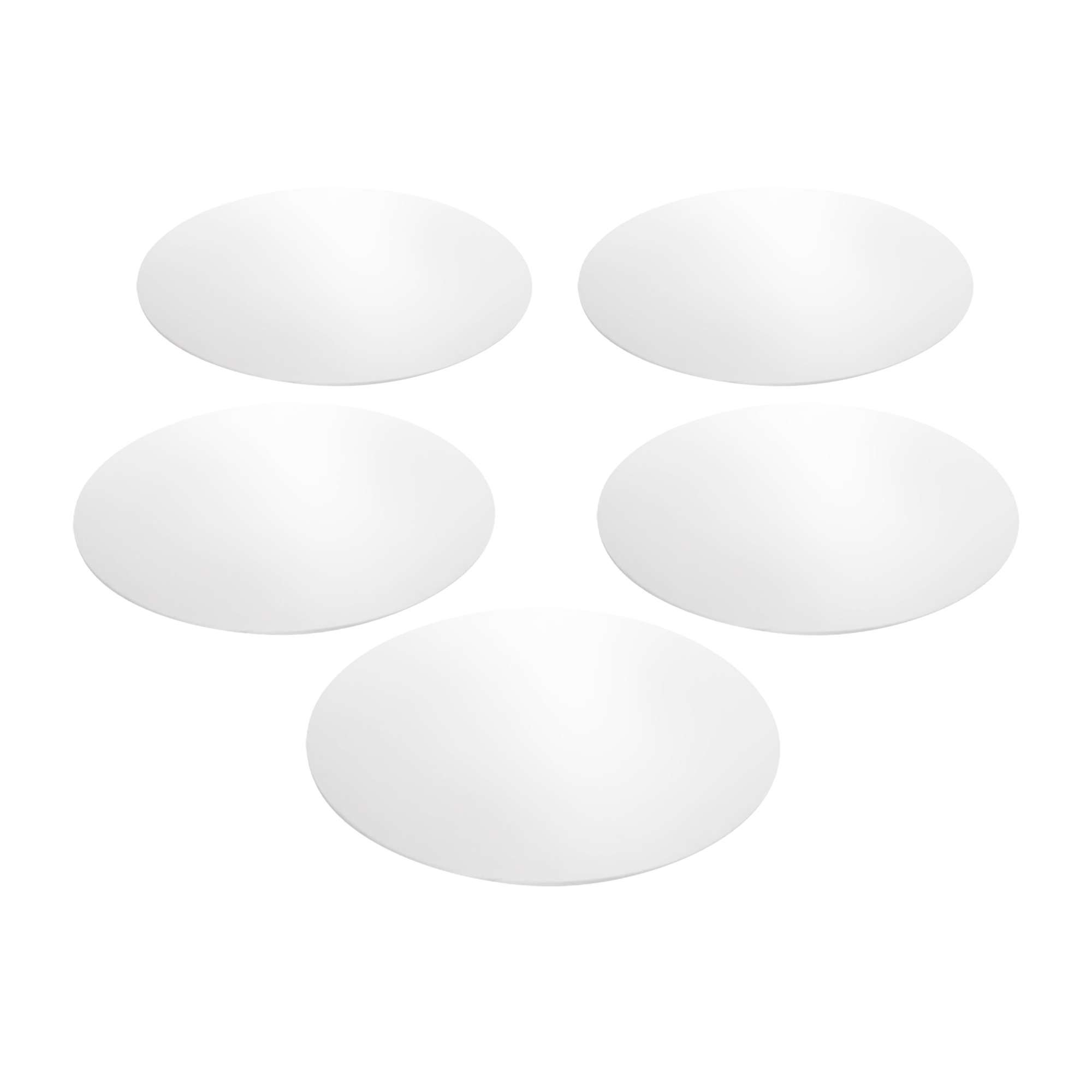 Mondo Round Cake Board 30cm White Set of 5 Image 1