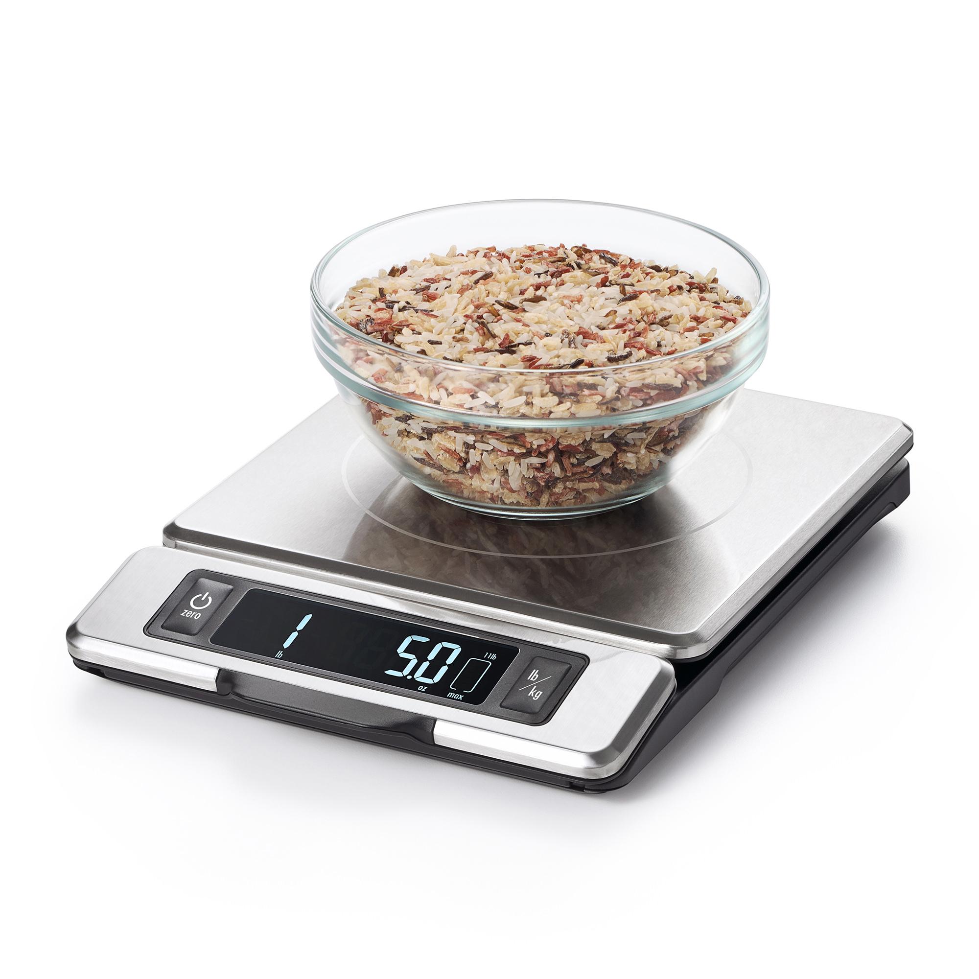 OXO Good Grips Stainless Steel Food Scale with Pull Out Display 5kg Image 5