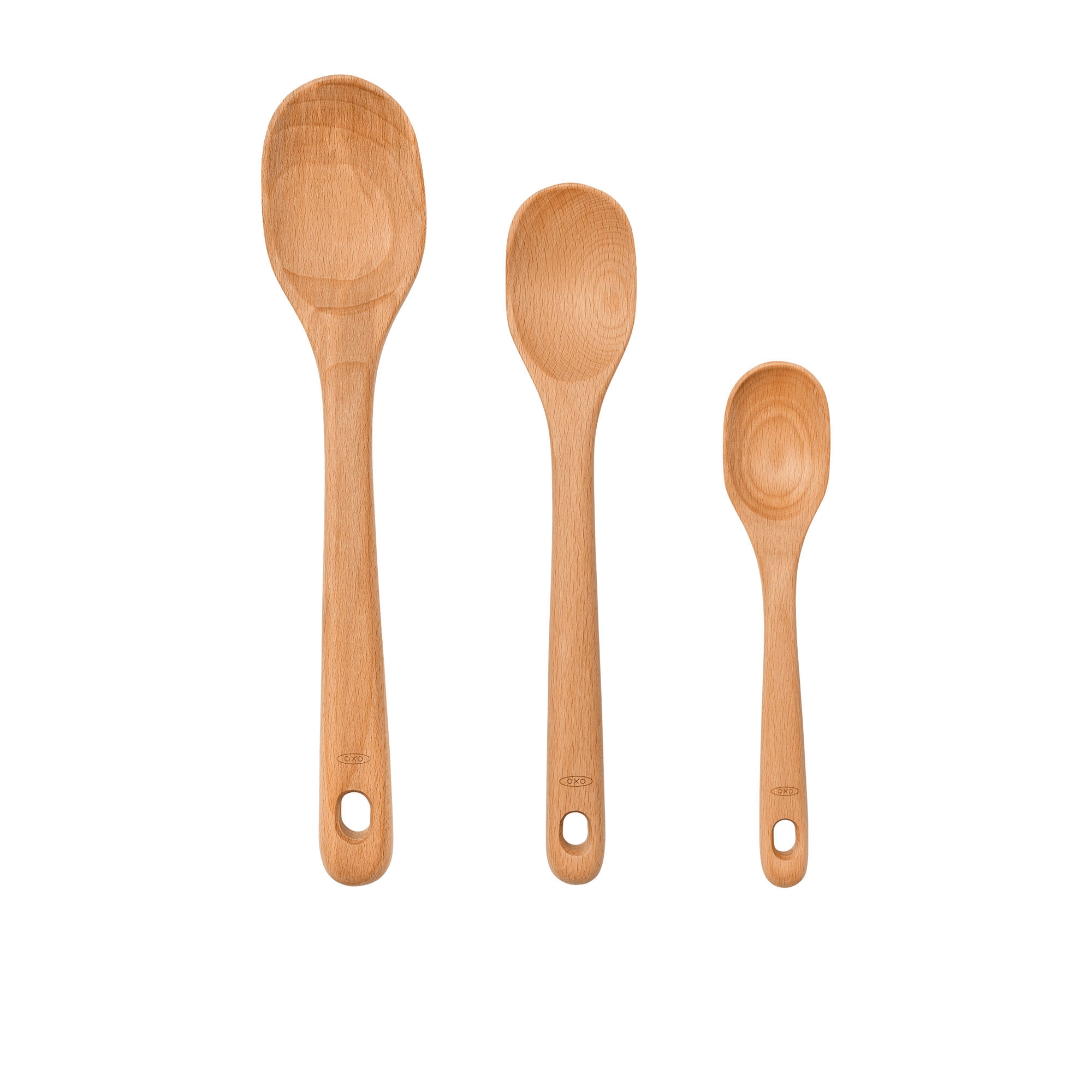OXO Good Grips Wooden Spoon Set 3pc Image 1