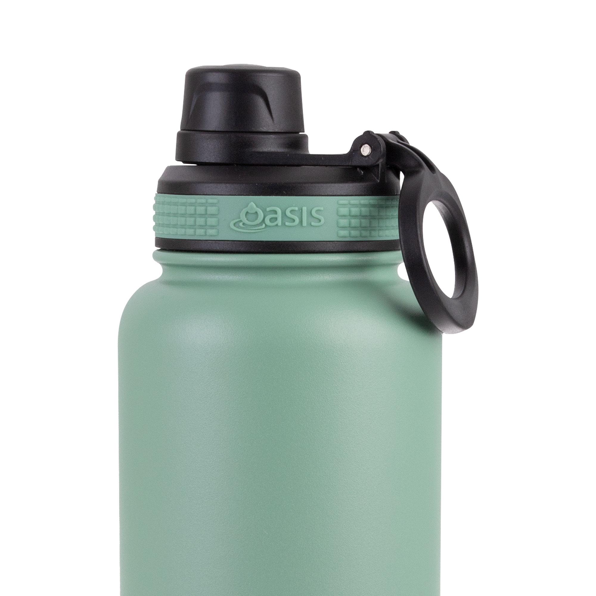 Oasis Challenger Double Wall Insulated Sports Bottle 1.1L Sage Green Image 6