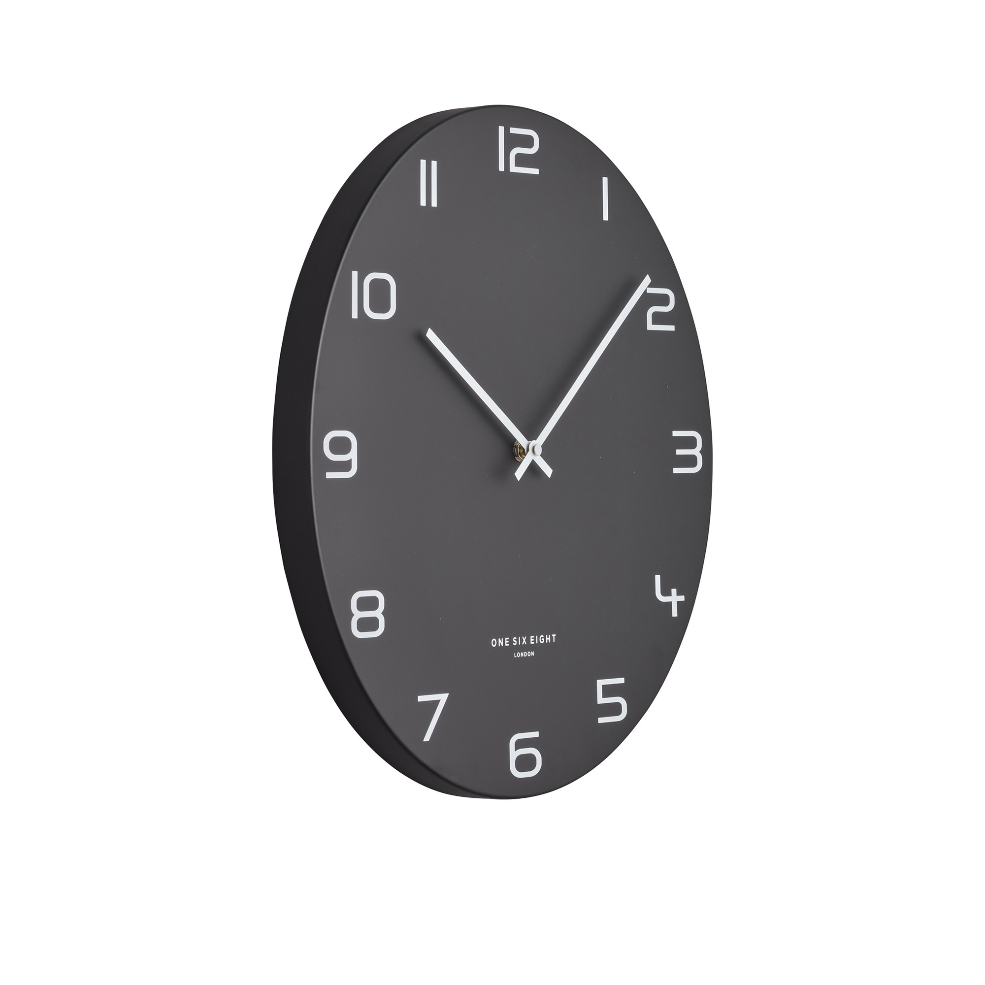 One Six Eight London Nero Wall Clock 40cm Black Image 2