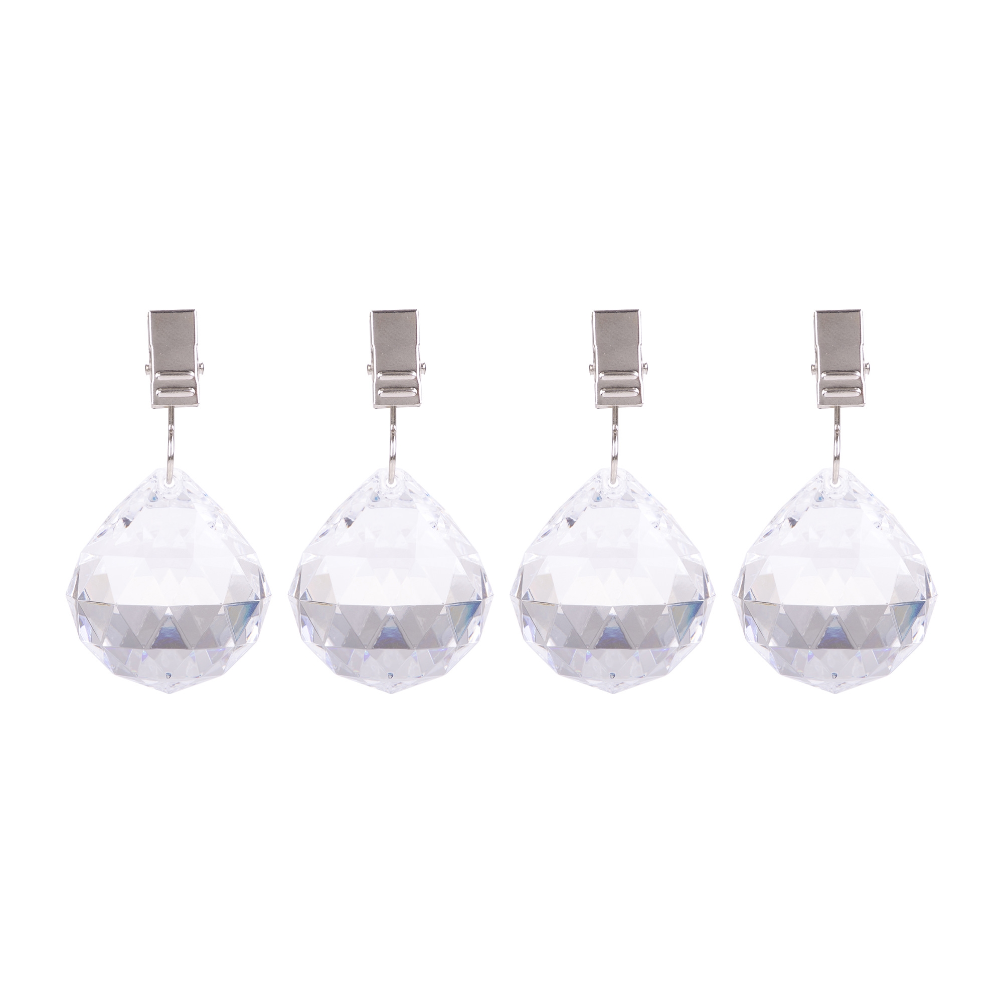 Pizzazz Acrylic Crystal Tablecloth Weights 4pk Image 2