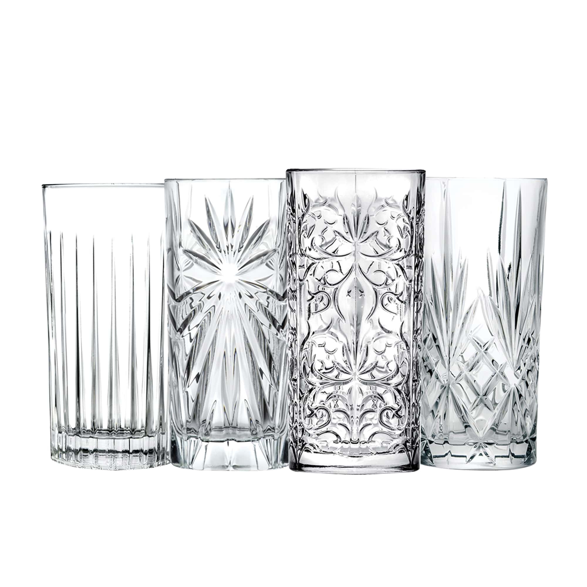 RCR Crystal Mixology Bicchieri Long Drink Glass Mixed Set Image 1