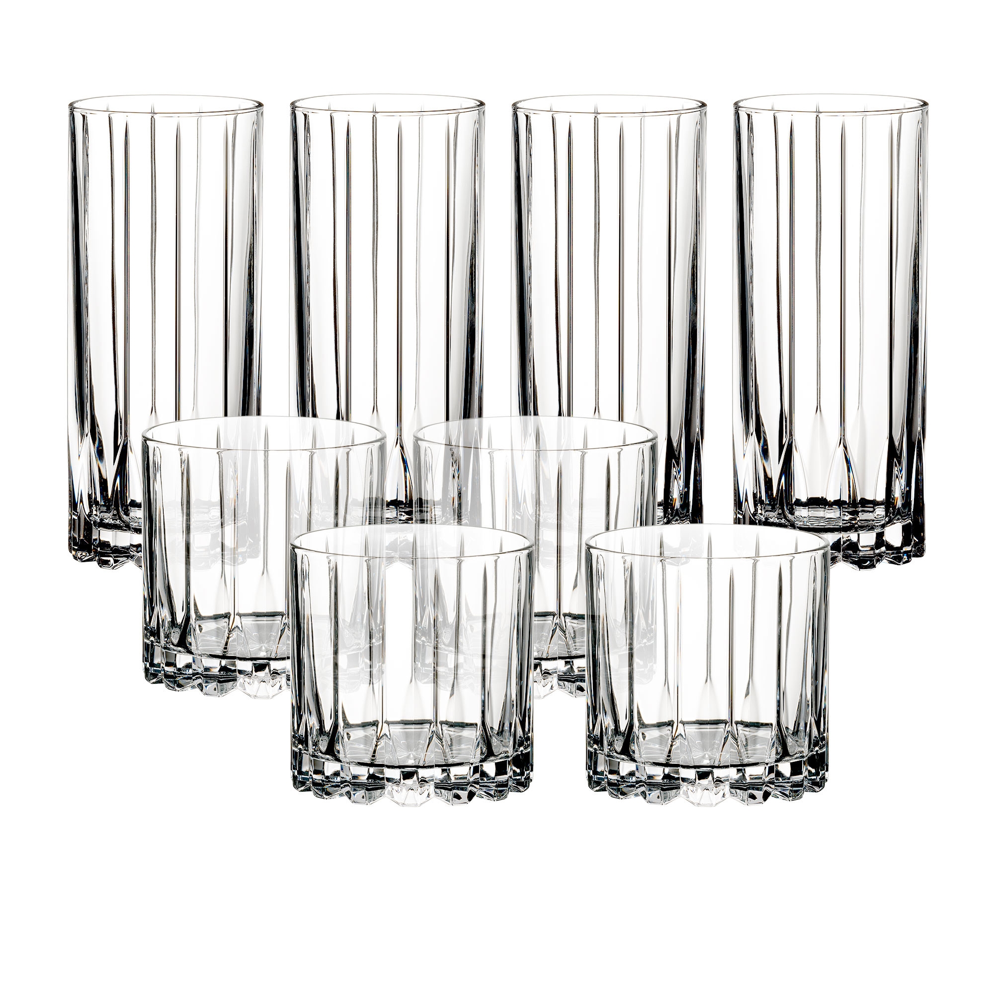 Riedel Drink Specific Rocks Glass and Highball Set 8pc Image 1