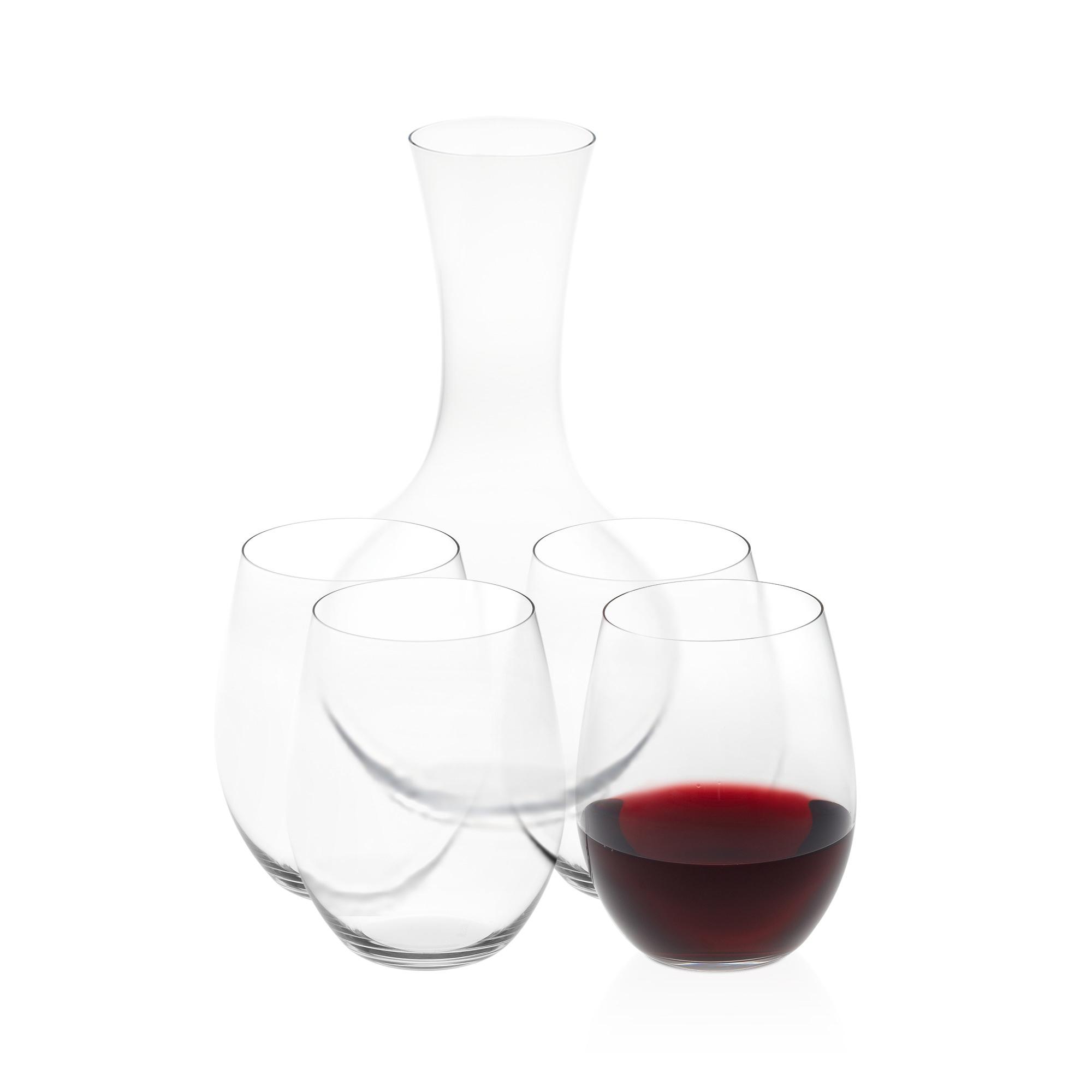 Riedel O Series Cabernet-Merlot Decanter & Wine Glass Set 4pc Image 1