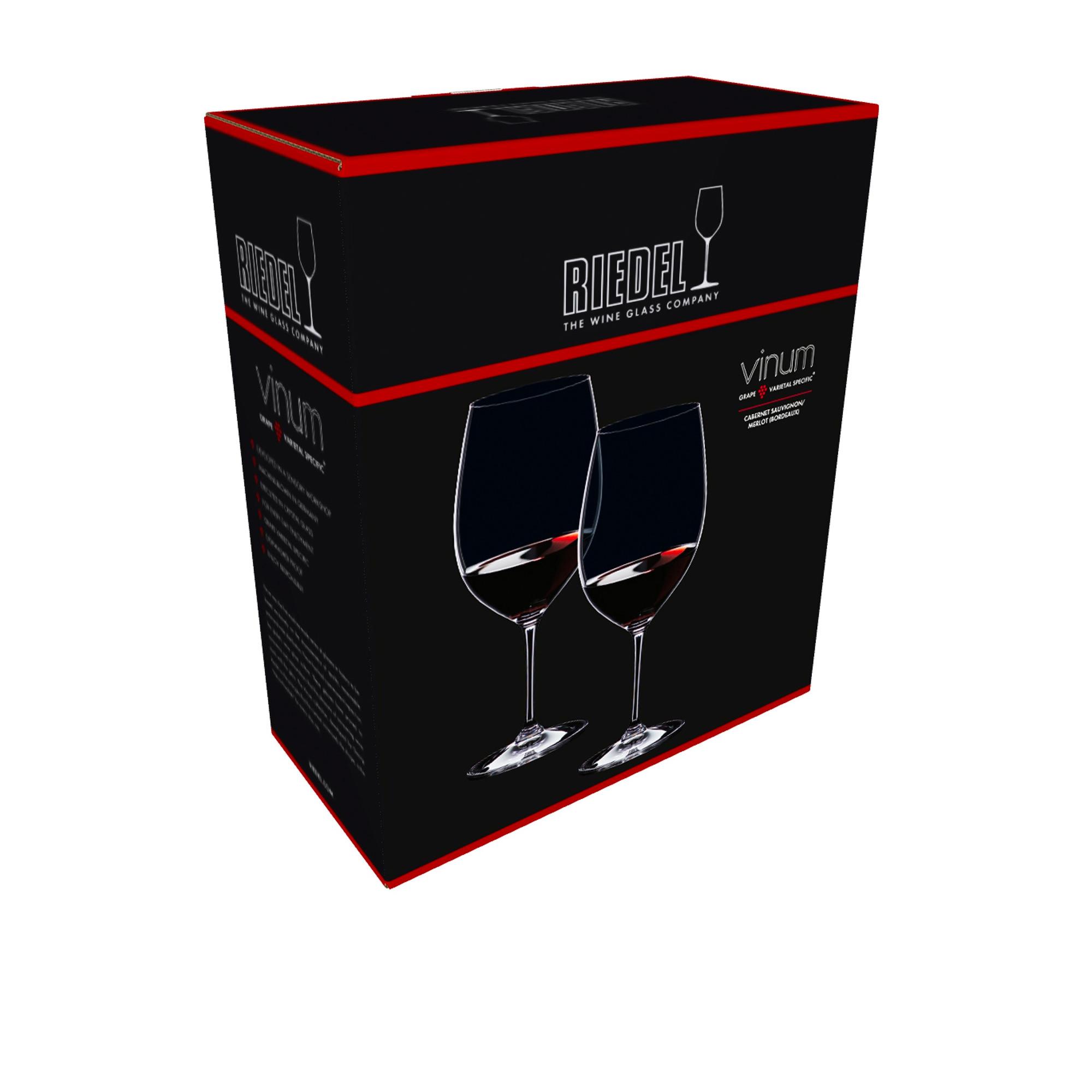 Riedel Vinum Bordeaux Wine Glass 610ml Set of 2 Image 5