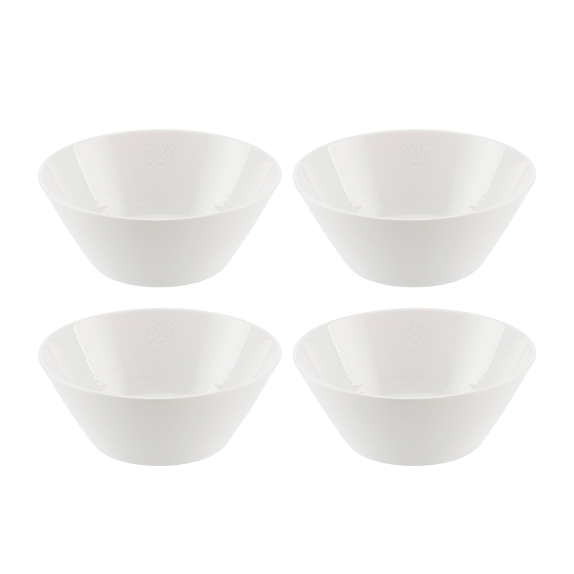 Royal Doulton 1815 Pure Cereal Bowl Set of 4 White Image 1