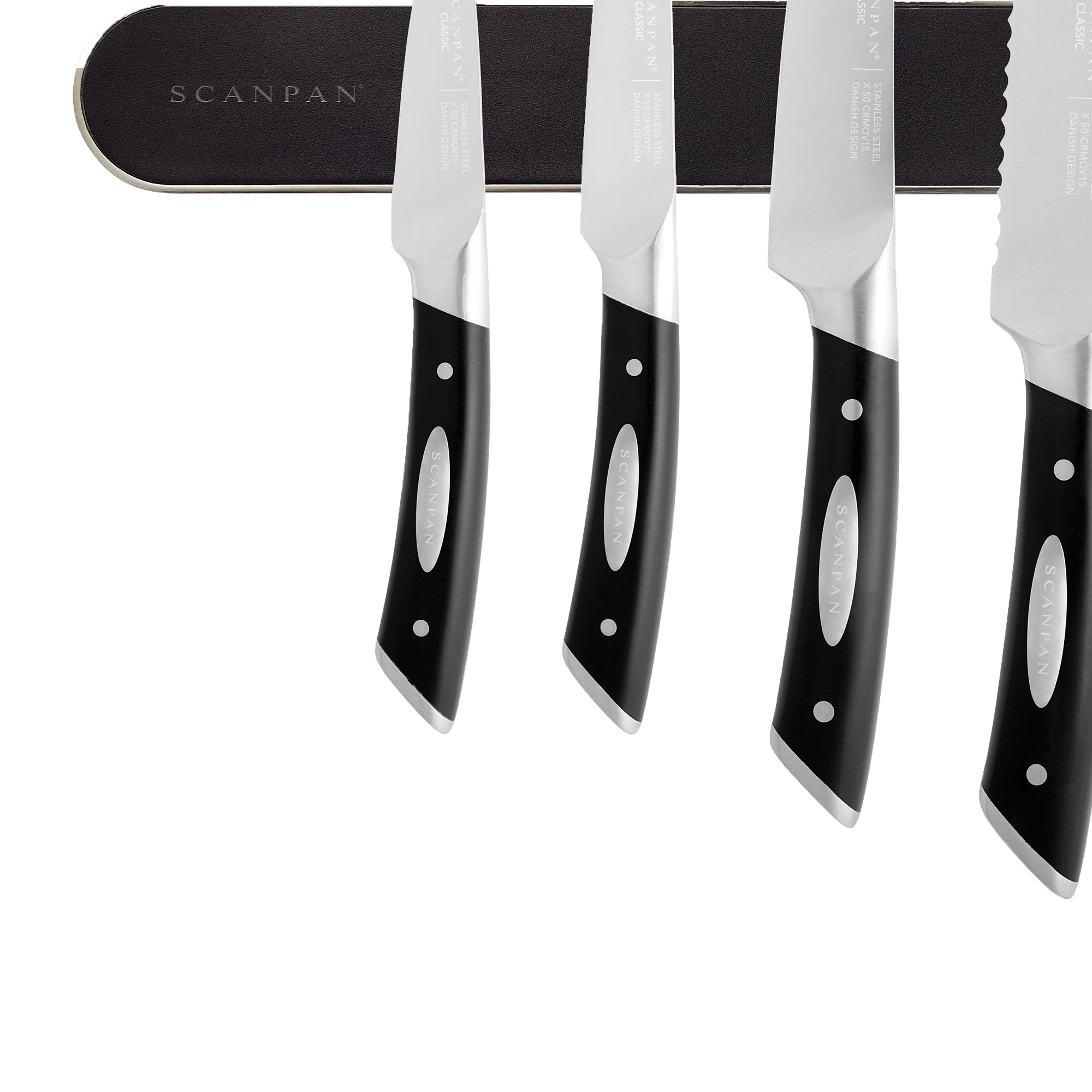 Scanpan Classic Magnetic Knife Rack 6pc Set Image 2