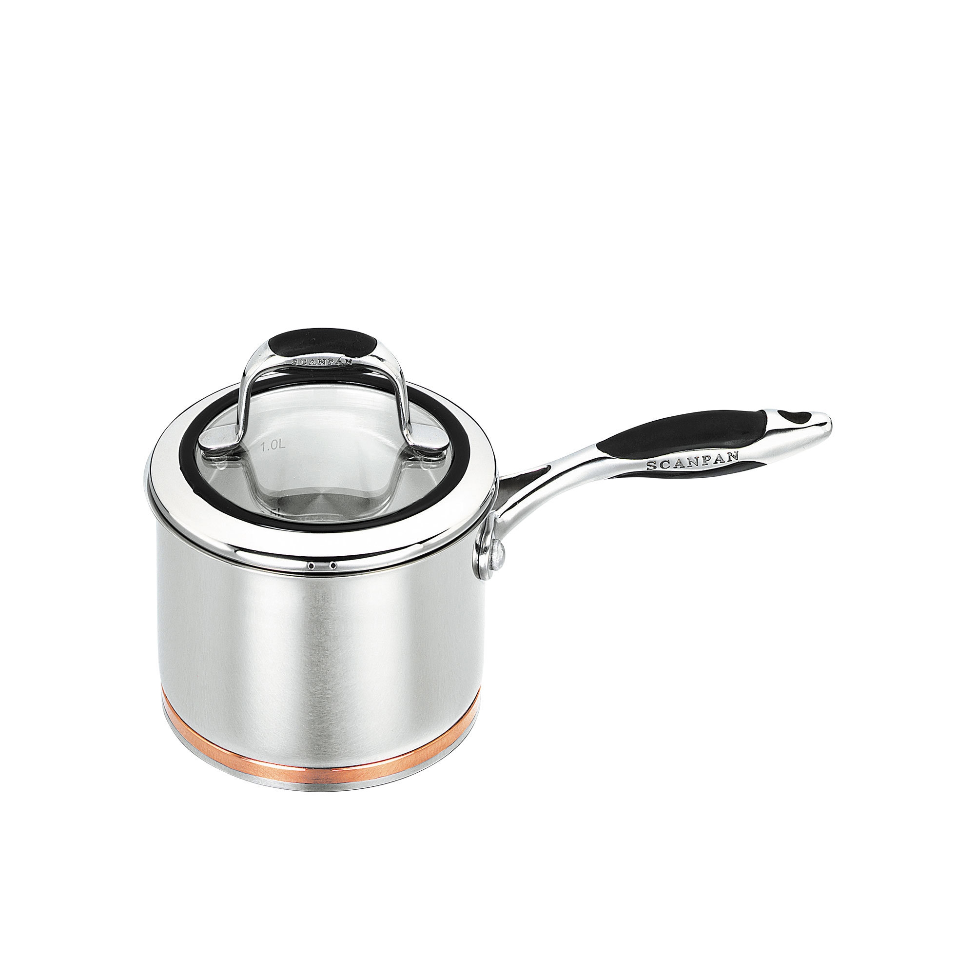 Scanpan Coppernox Stainless Steel Covered Saucepan 14cm - 1.2L Image 1