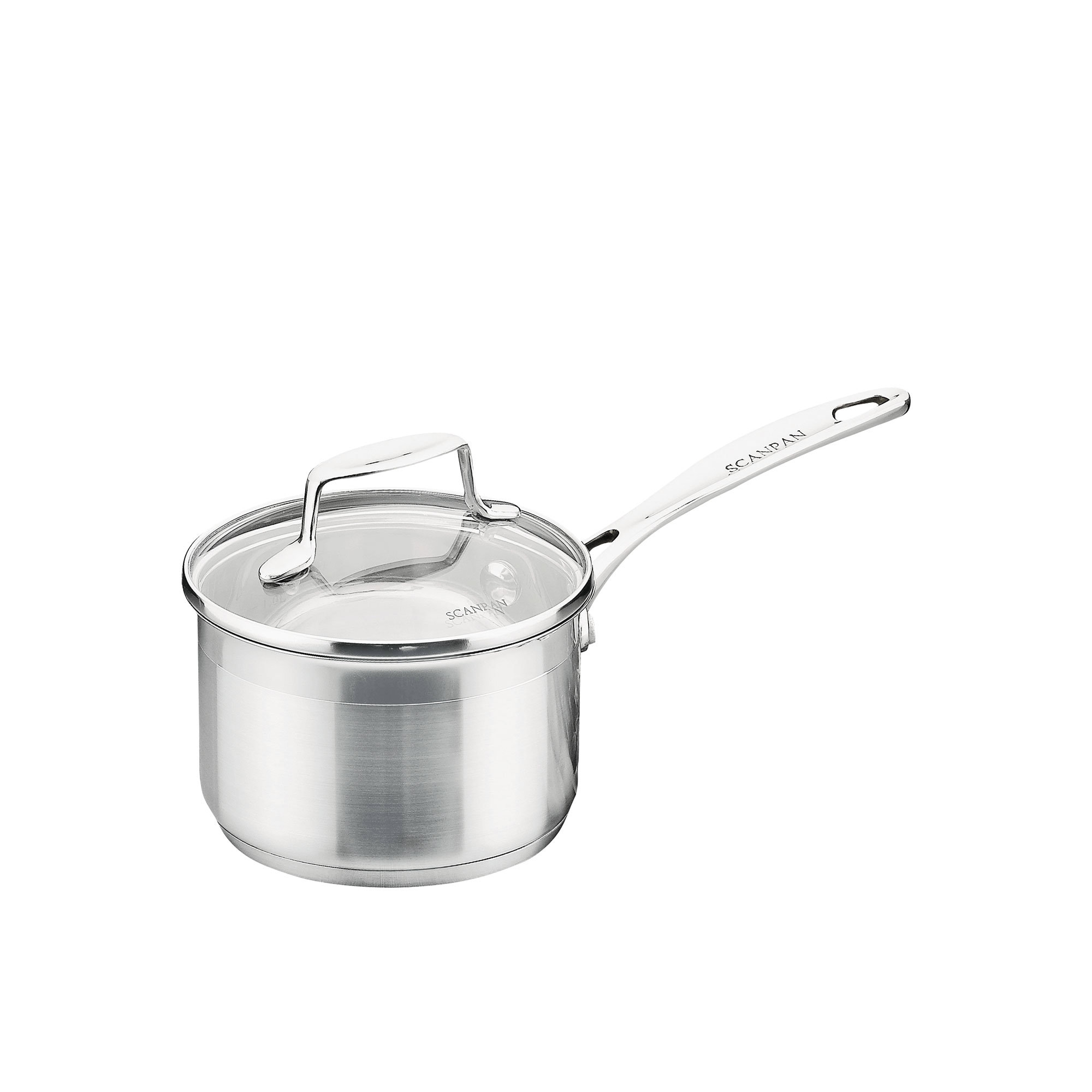 Scanpan Impact Stainless Steel Saucepan with Lid 18cm - 2.5L Image 1