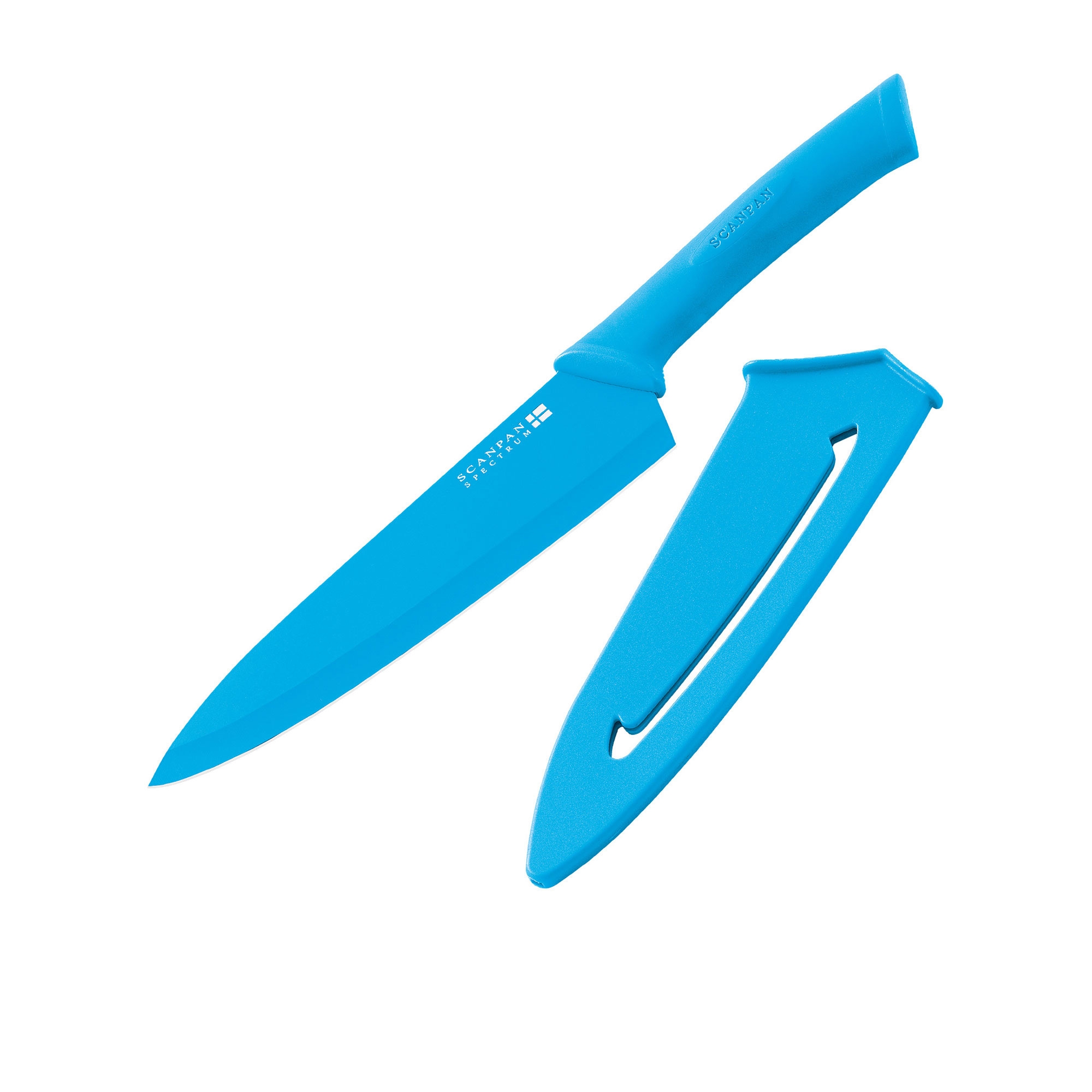 Scanpan Spectrum Soft Touch Cooks Knife 18cm Blue Image 1