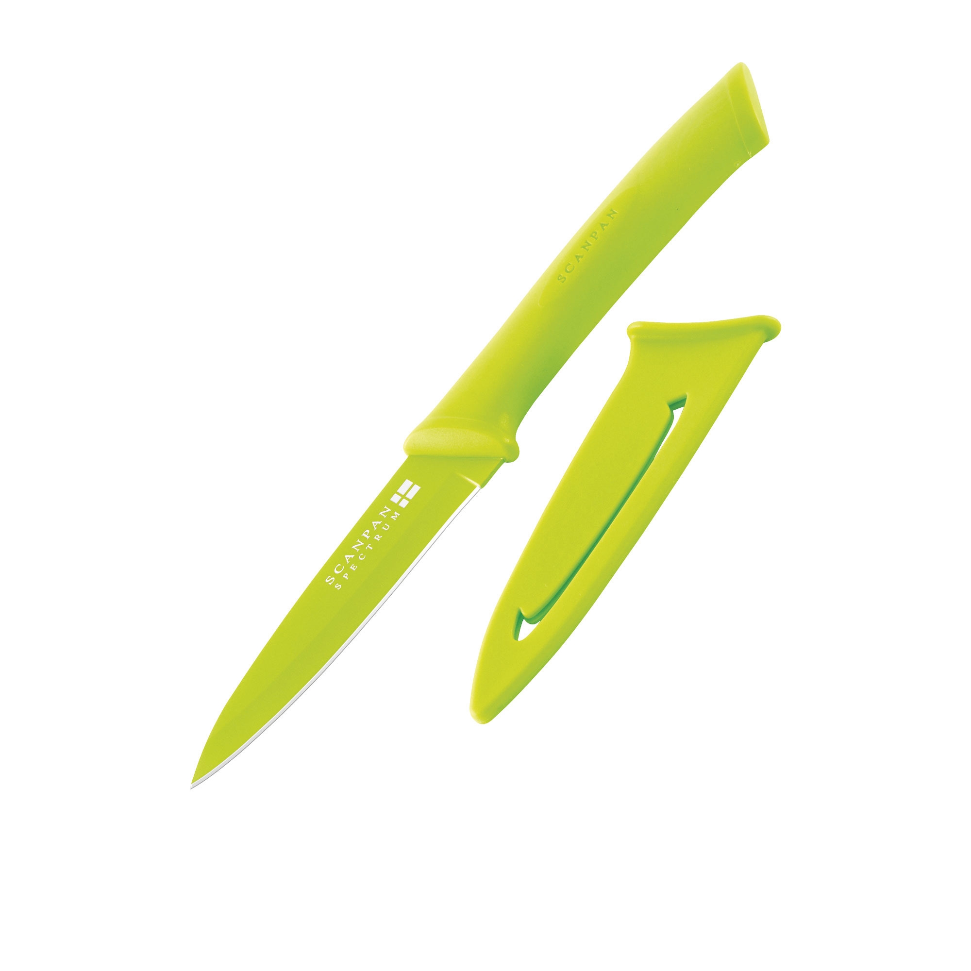 Scanpan Spectrum Soft Touch Utility Knife 9.5cm Green Image 1