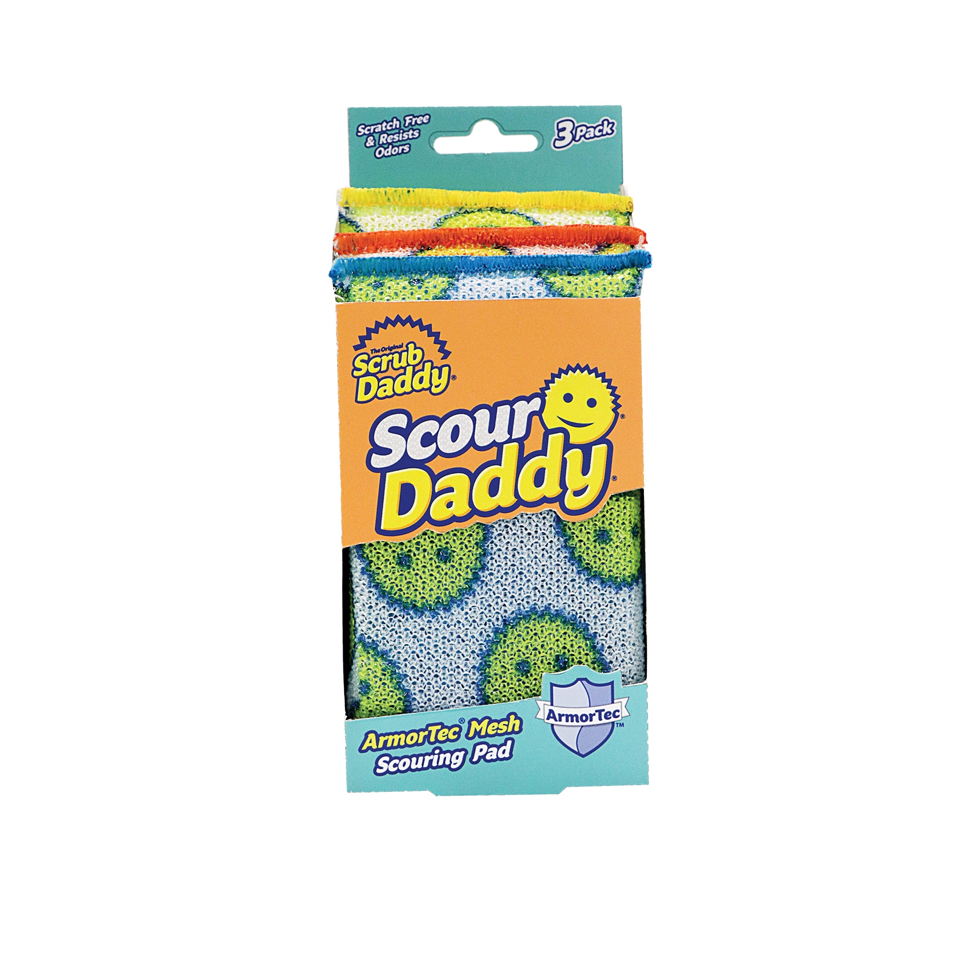 Scrub Daddy - Scour Daddy ArmorTec Mesh Scouring Pad 3pk Image 2