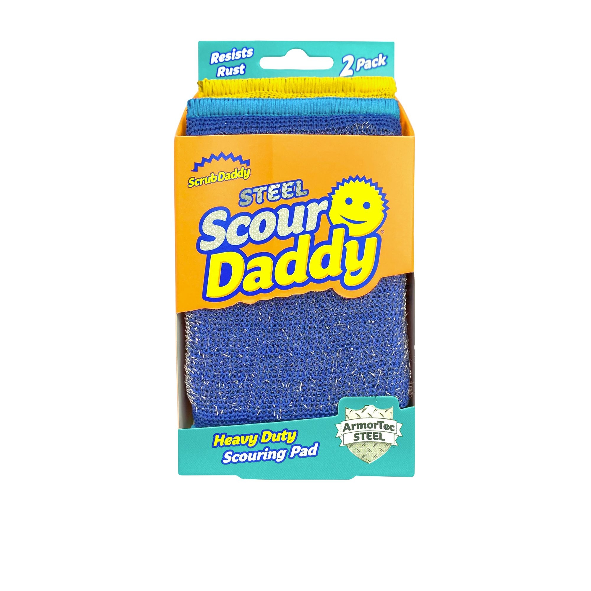 Scrub Daddy - Scour Daddy Steel Scouring Pad 2pk Image 1