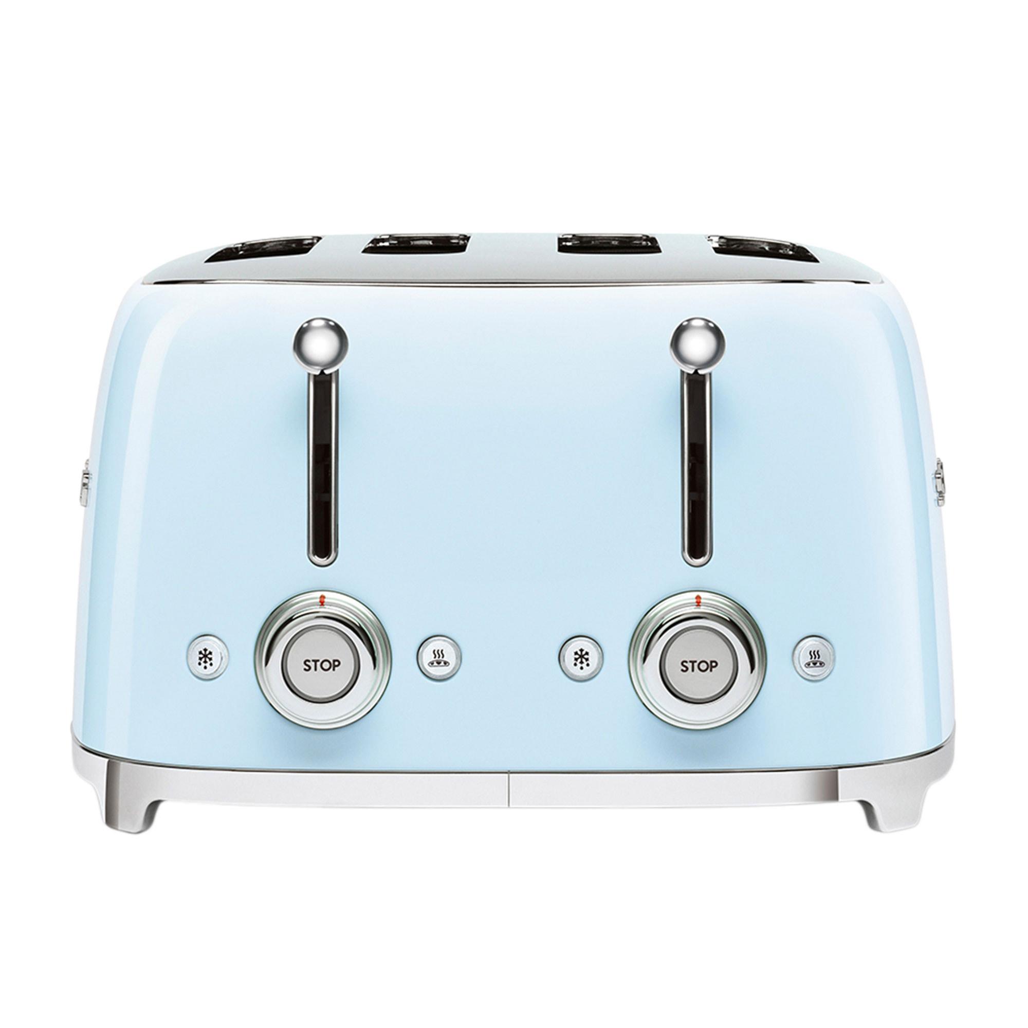 Smeg 50's Retro Style 4 Slot Toaster Pastel Blue Image 5
