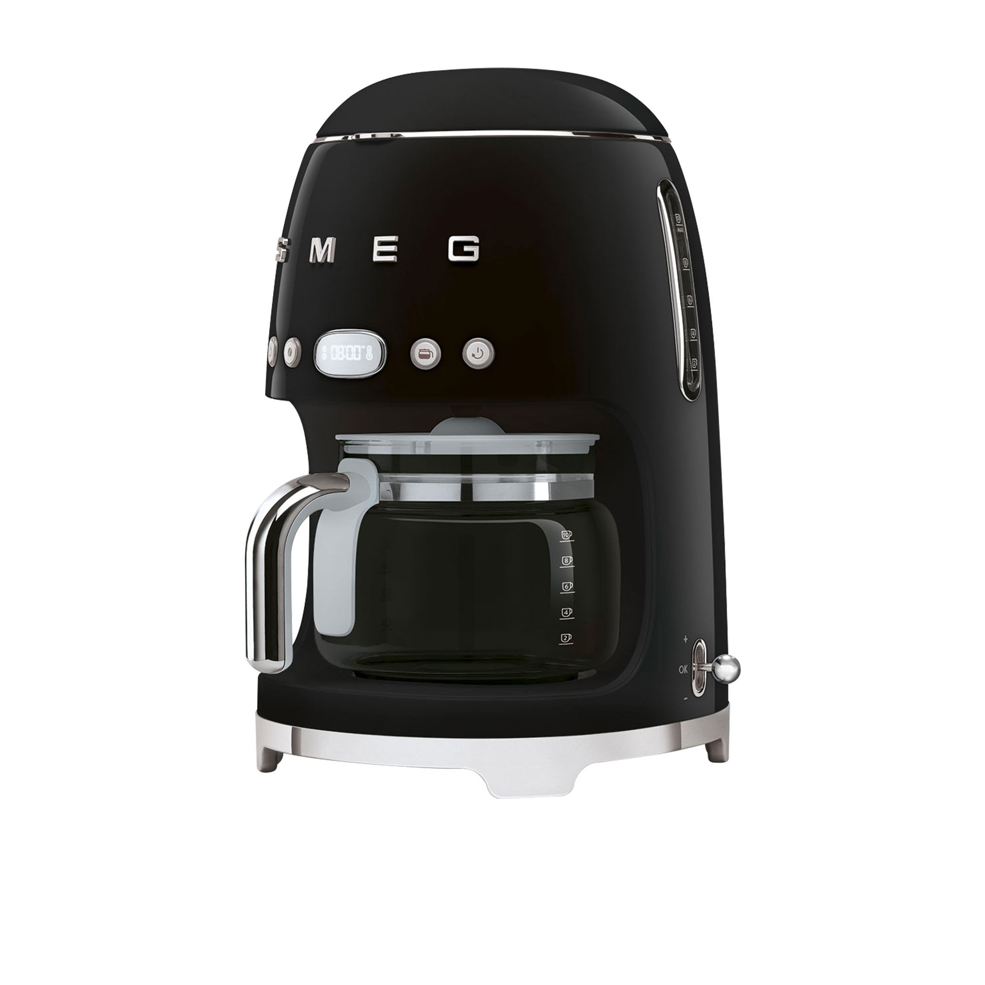 Smeg 50's Retro Style Drip Filter Coffee Machine Black Image 2