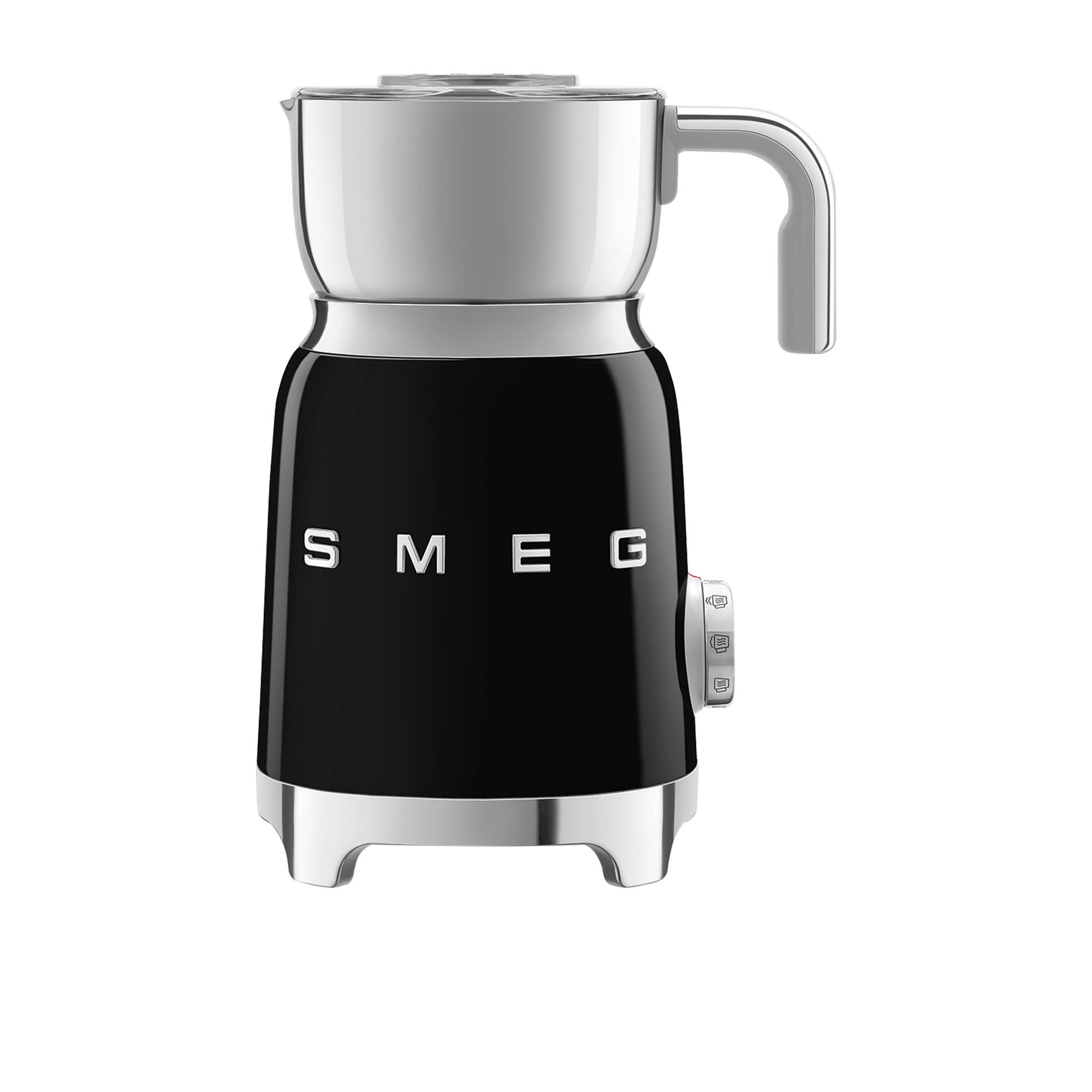 Smeg 50's Retro Style Milk Frother Black Image 1