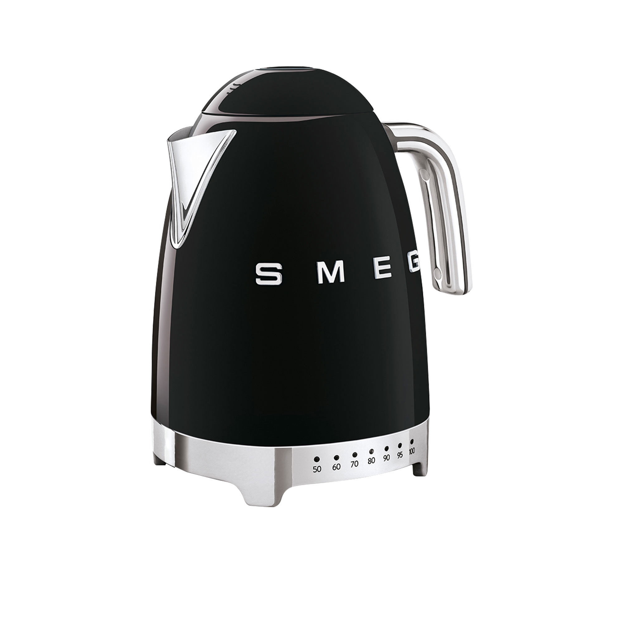 Smeg 50's Retro Style Variable Temperature Kettle 1.7L Black Image 2