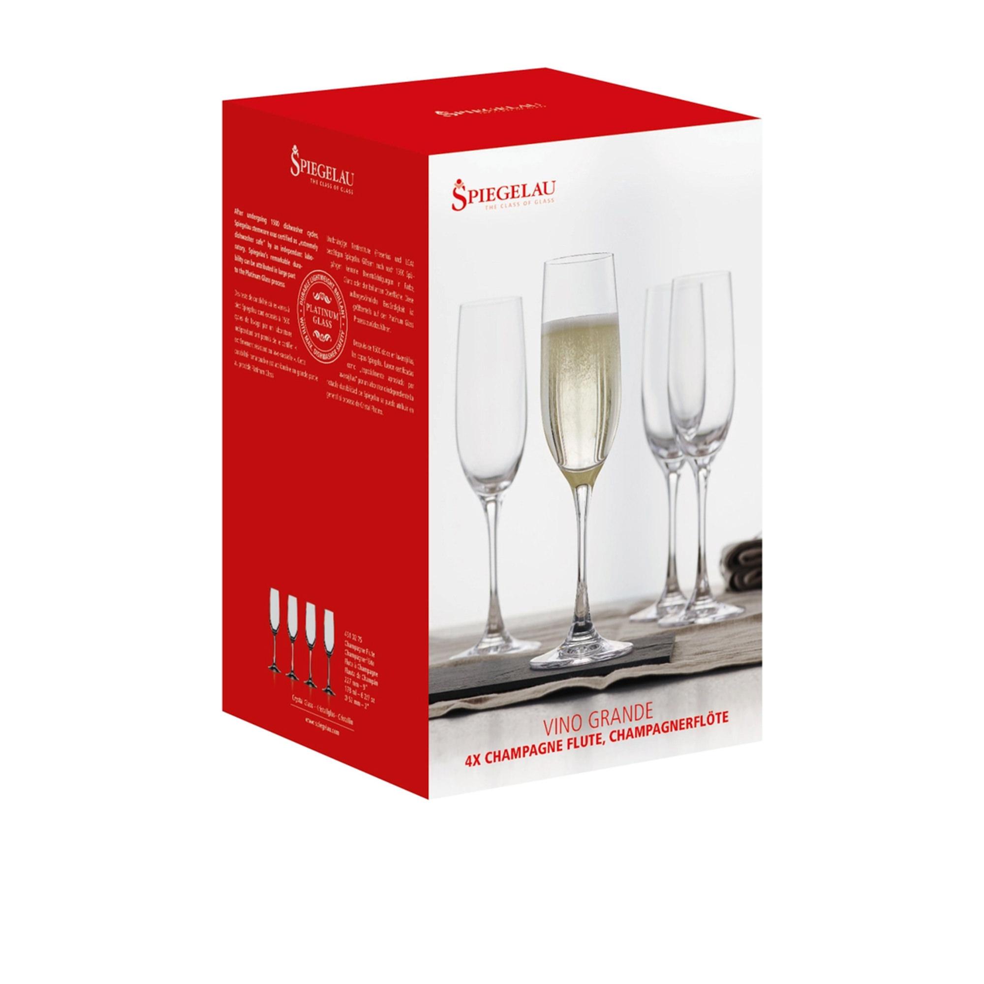 Spiegelau Vino Grande Champagne Flute 185ml Set of 4 Image 6
