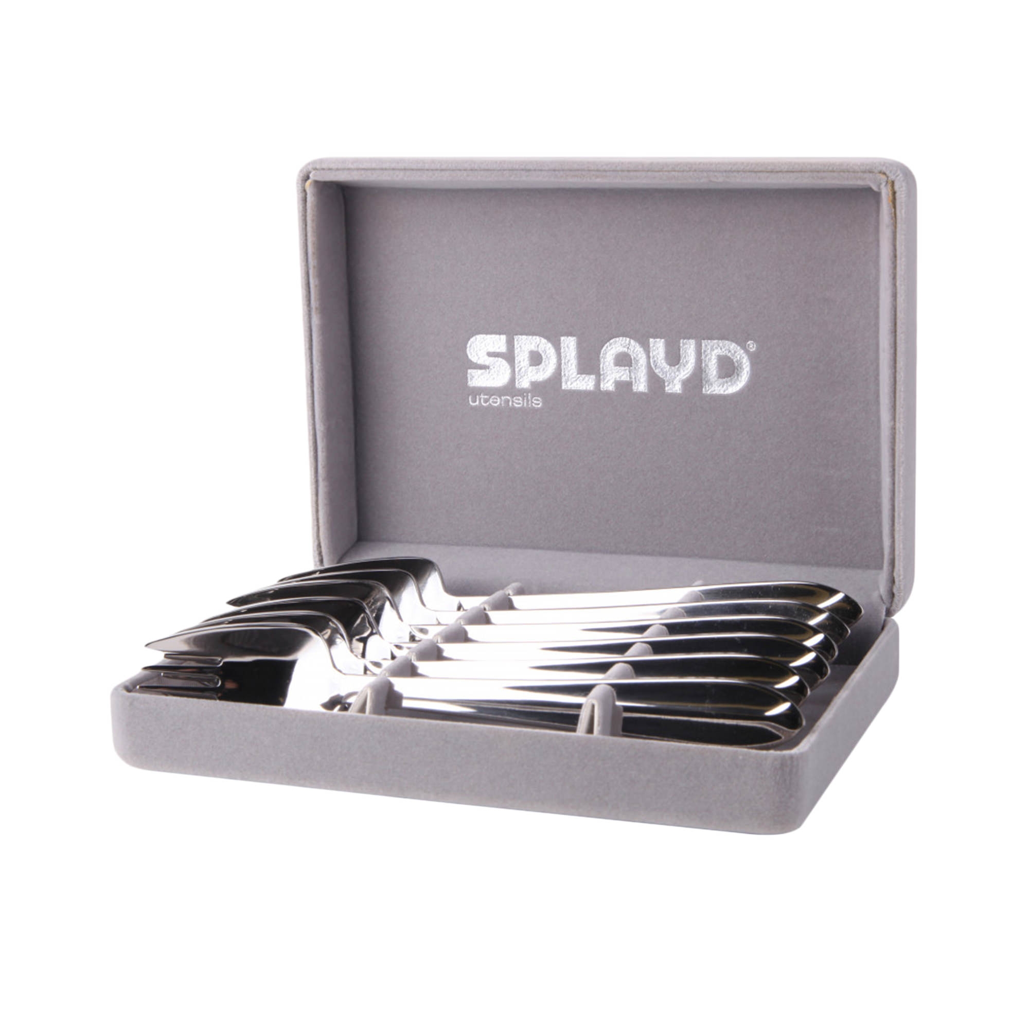 Splayd Luxury Cutlery Set 6pc Mini Mirror Image 1