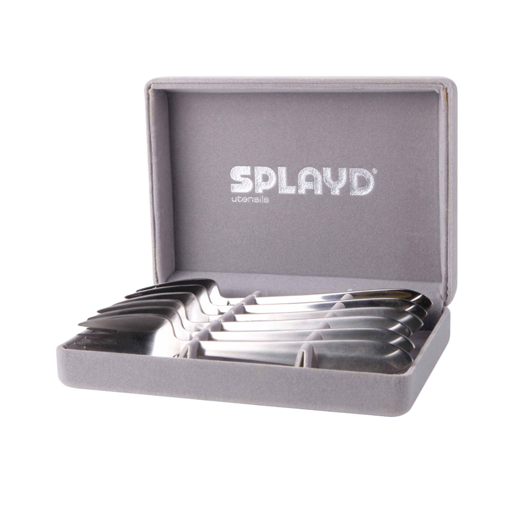 Splayd Luxury Cutlery Set 6pc Mini Satin Image 1