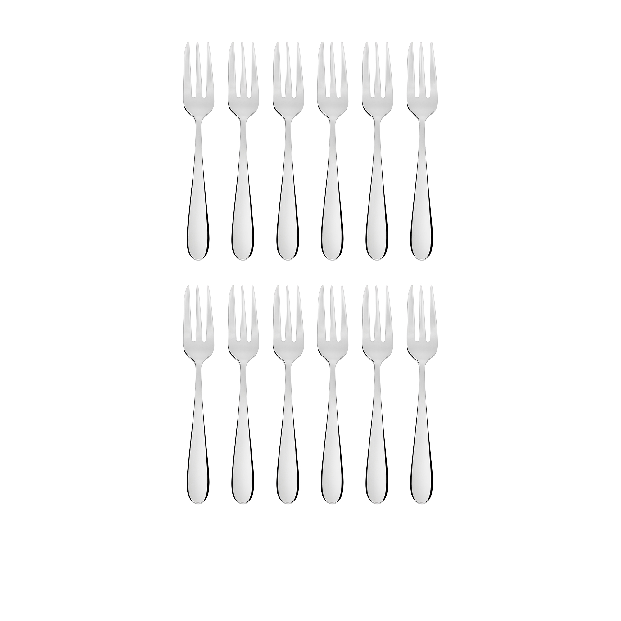 Stanley Rogers Albany Cake Fork Set of 12 Image 1
