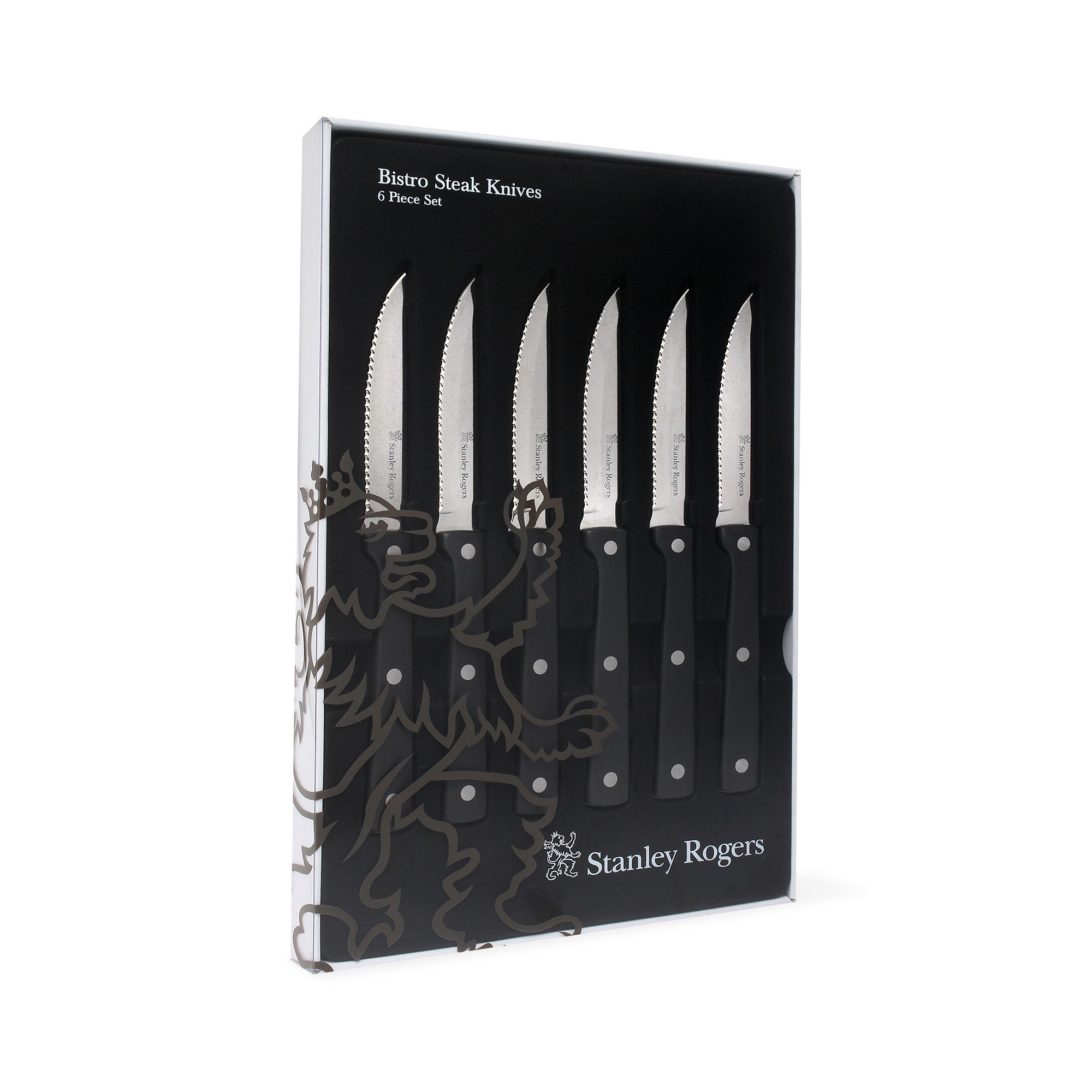 Stanley Rogers Bistro Steak Knife Set of 6 Image 1