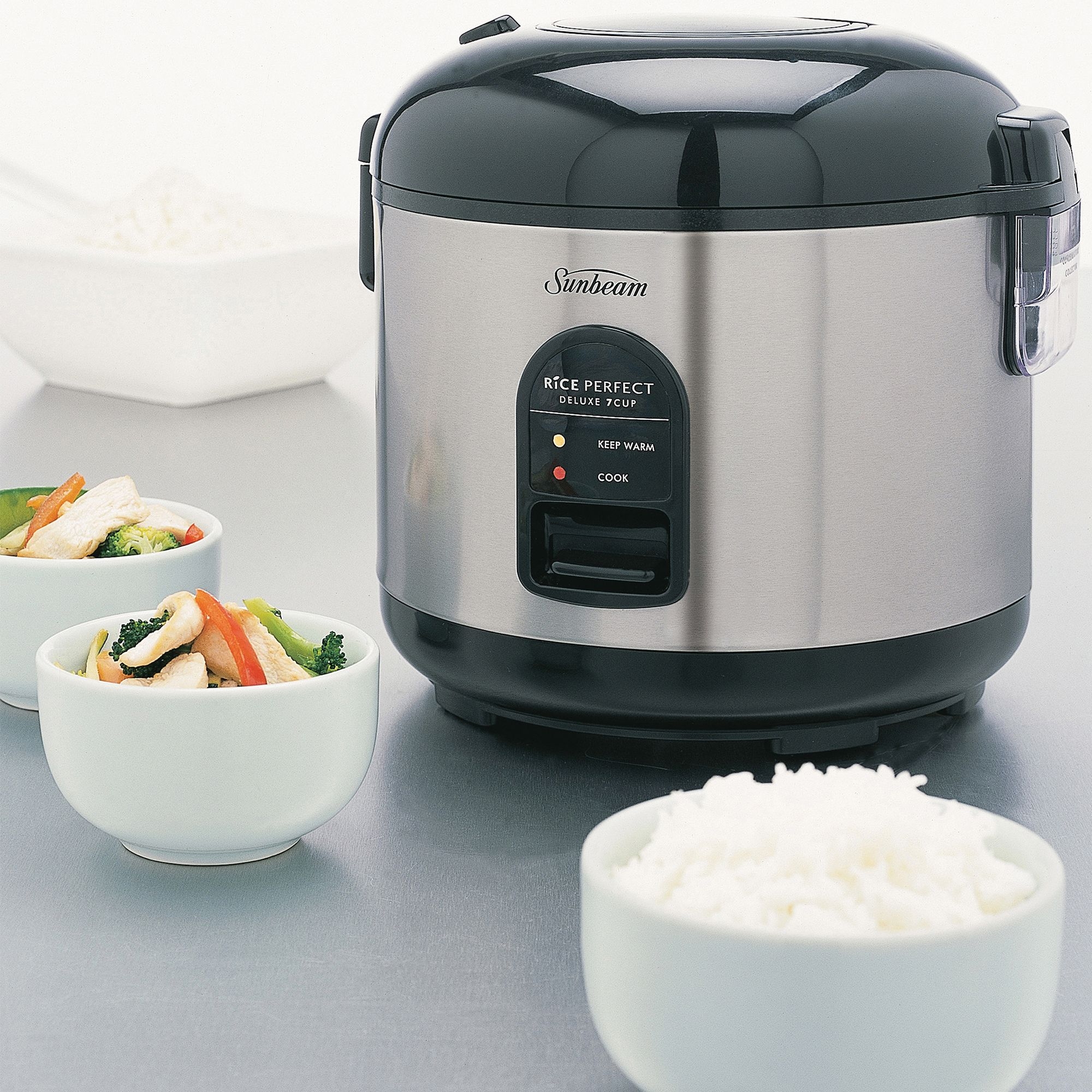 Sunbeam Rice Perfect Deluxe Rice Cooker and Steamer 7 Cup Image 2