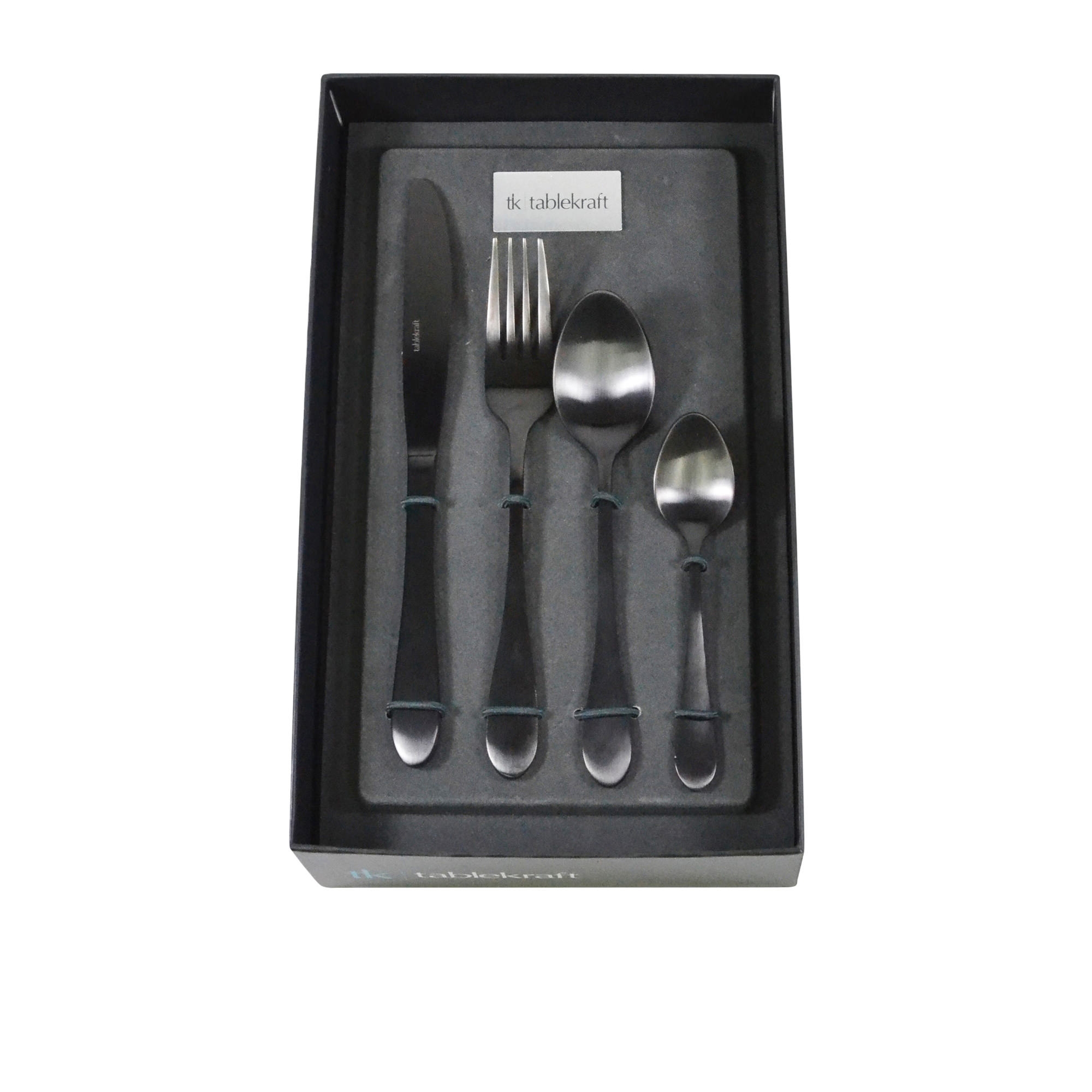 Tablekraft Soho Cutlery Set 16pc Ink Image 1