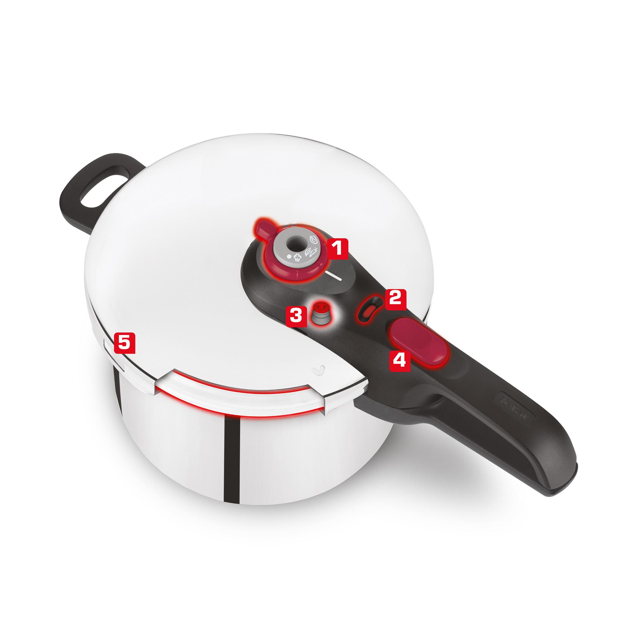 Tefal Fast & Easy Induction Pressure Cooker 6L Image 3