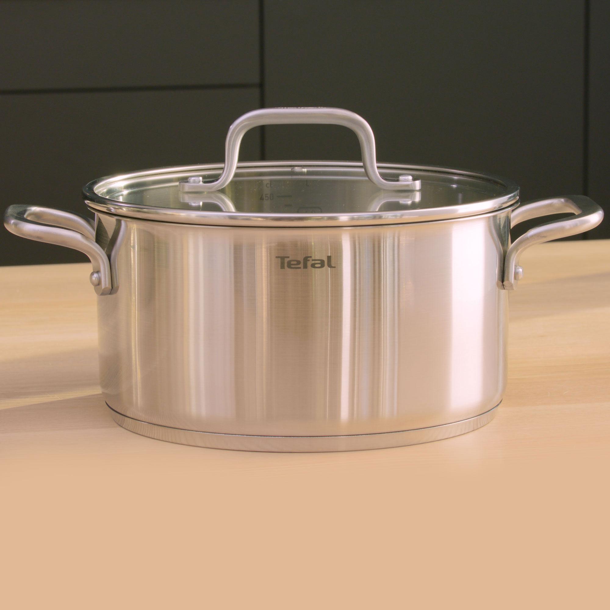 Tefal Virtuoso Stainless Steel Stewpot 24cm - 5.4L Image 5