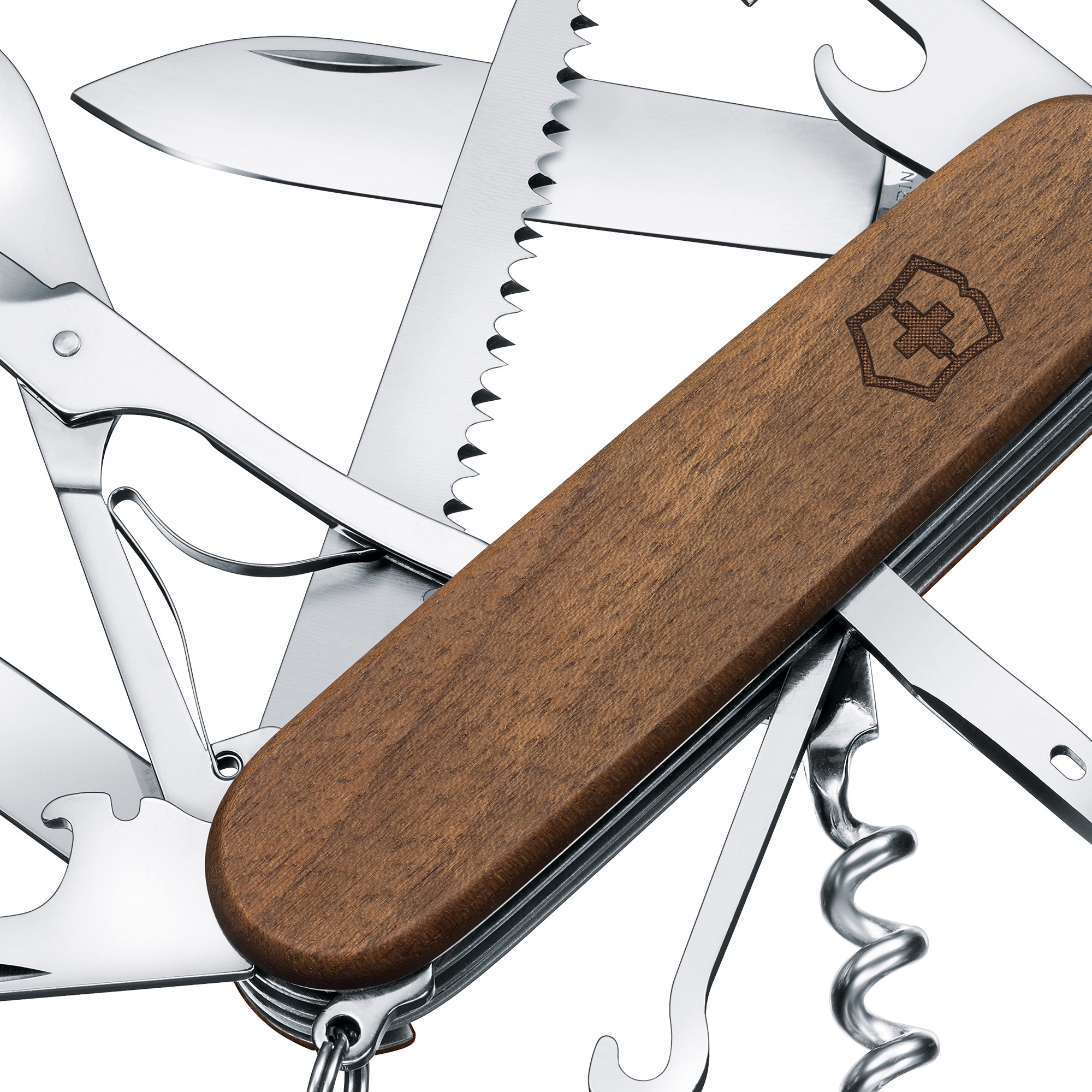 Victorinox Huntsman Swiss Army Knife Wood Image 2