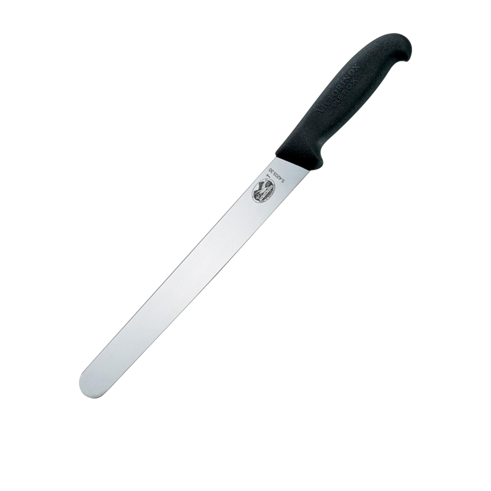 Victorinox Round Tip Slicing Knife 30cm Black Image 1