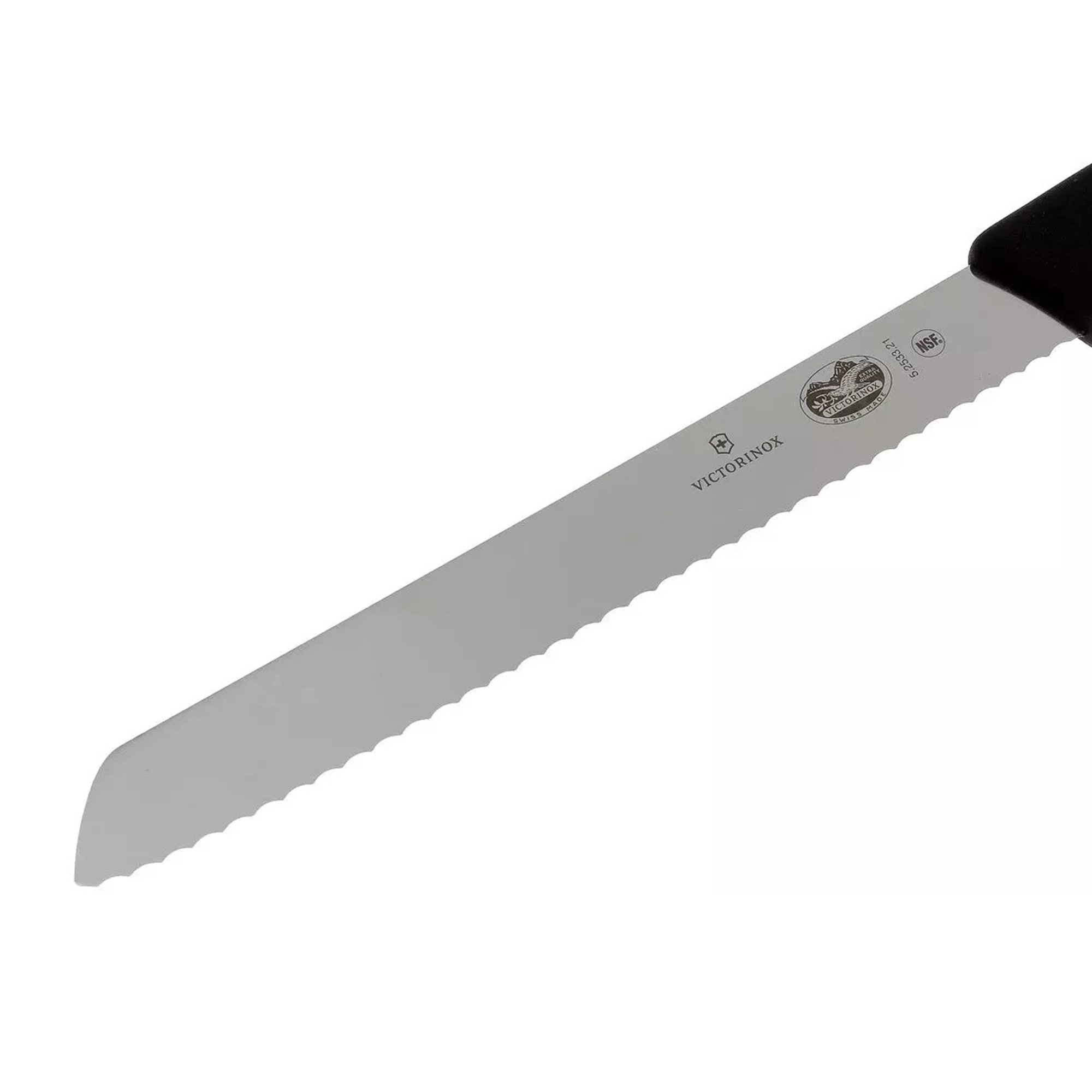 Victorinox Serrated Bread Knife 21cm Black Image 2