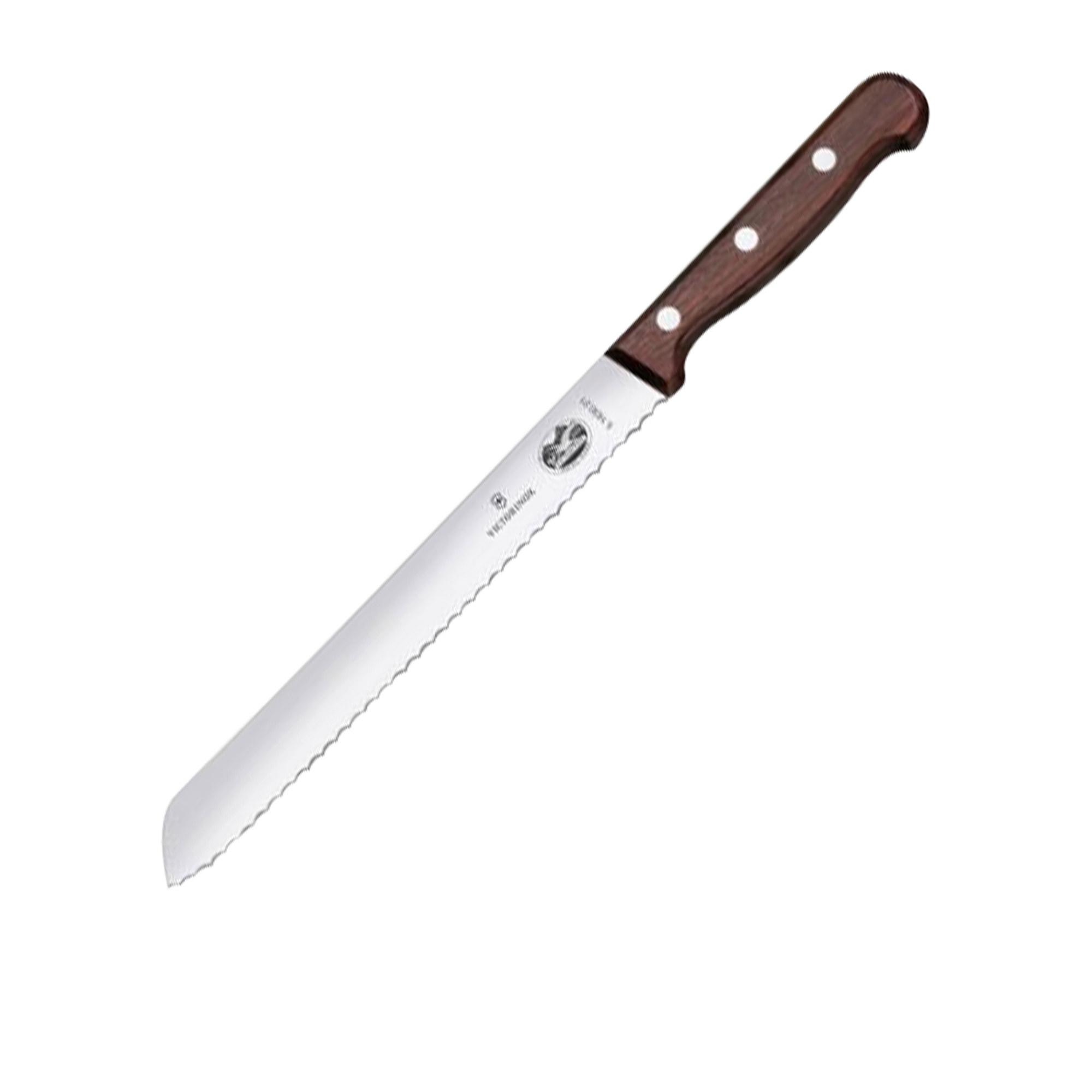 Victorinox Serrated Bread Knife 21cm Rosewood Image 1