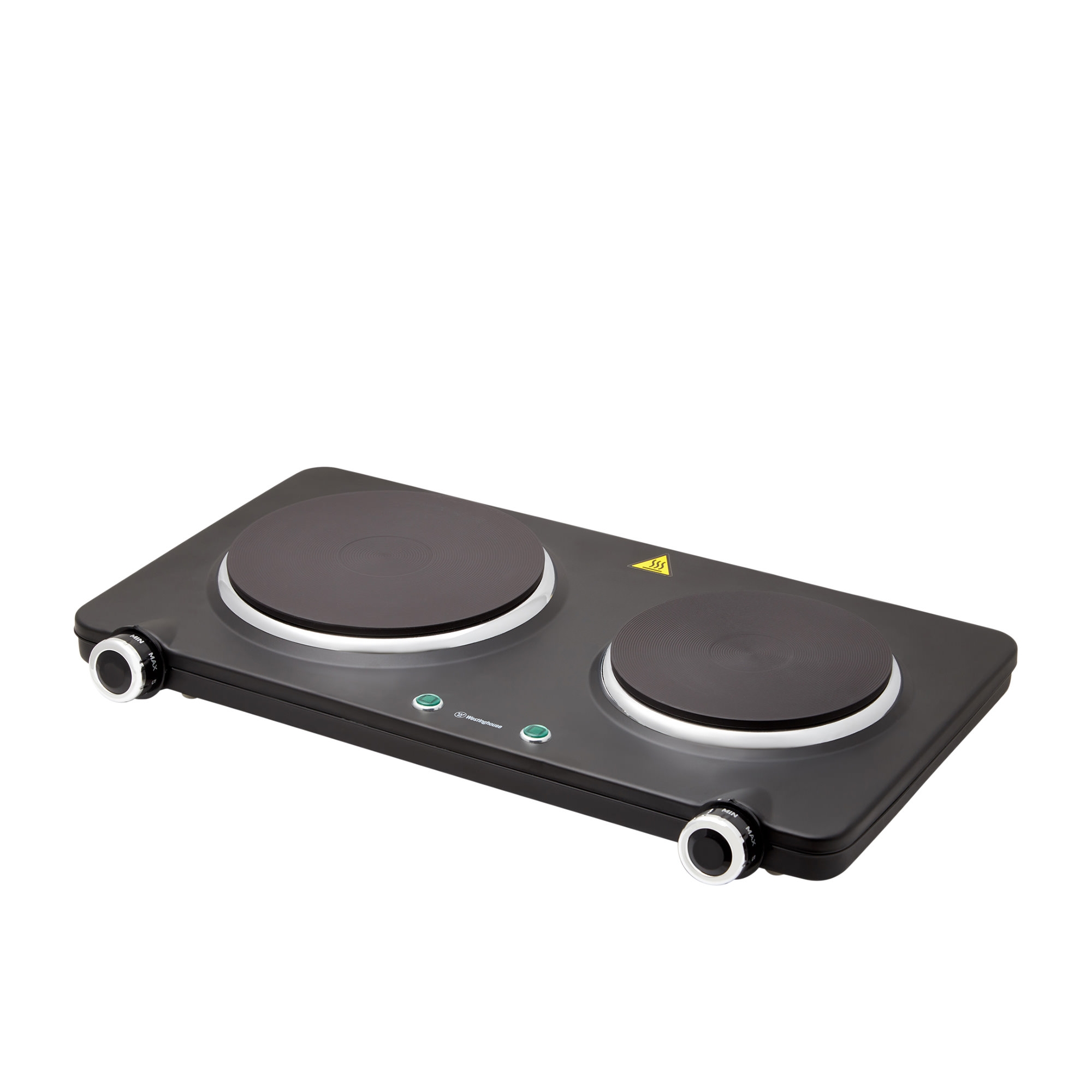 Westinghouse Double Electric Hotplate Black Image 1