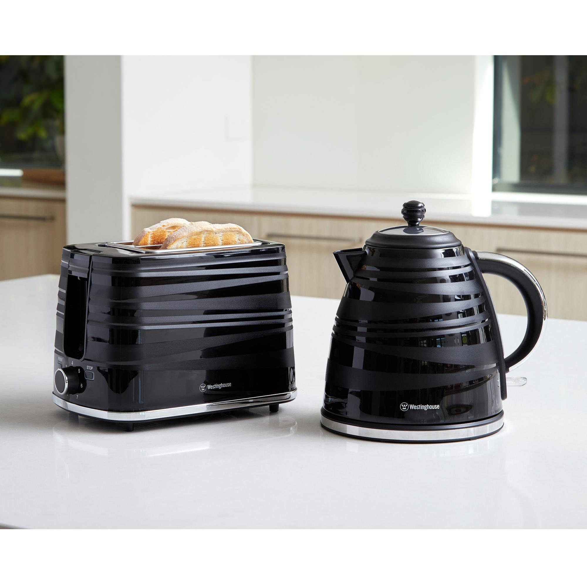 Westinghouse Kettle and Toaster Pack Black Image 3