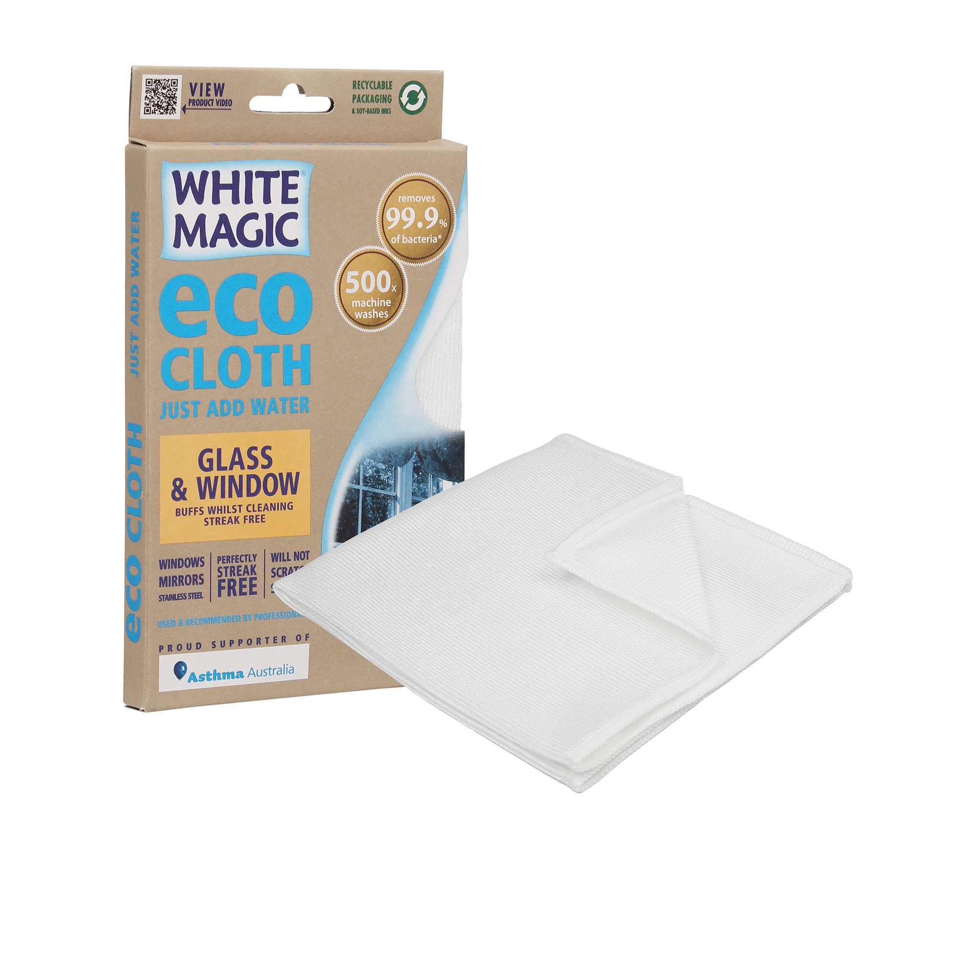 White Magic Eco Cloth Glass & Window Image 1
